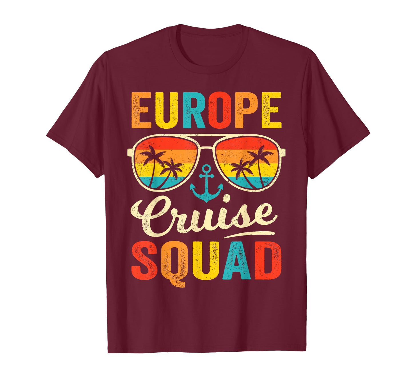 Europe Cruise Squad 2025 European Matching Family Group T-Shirt