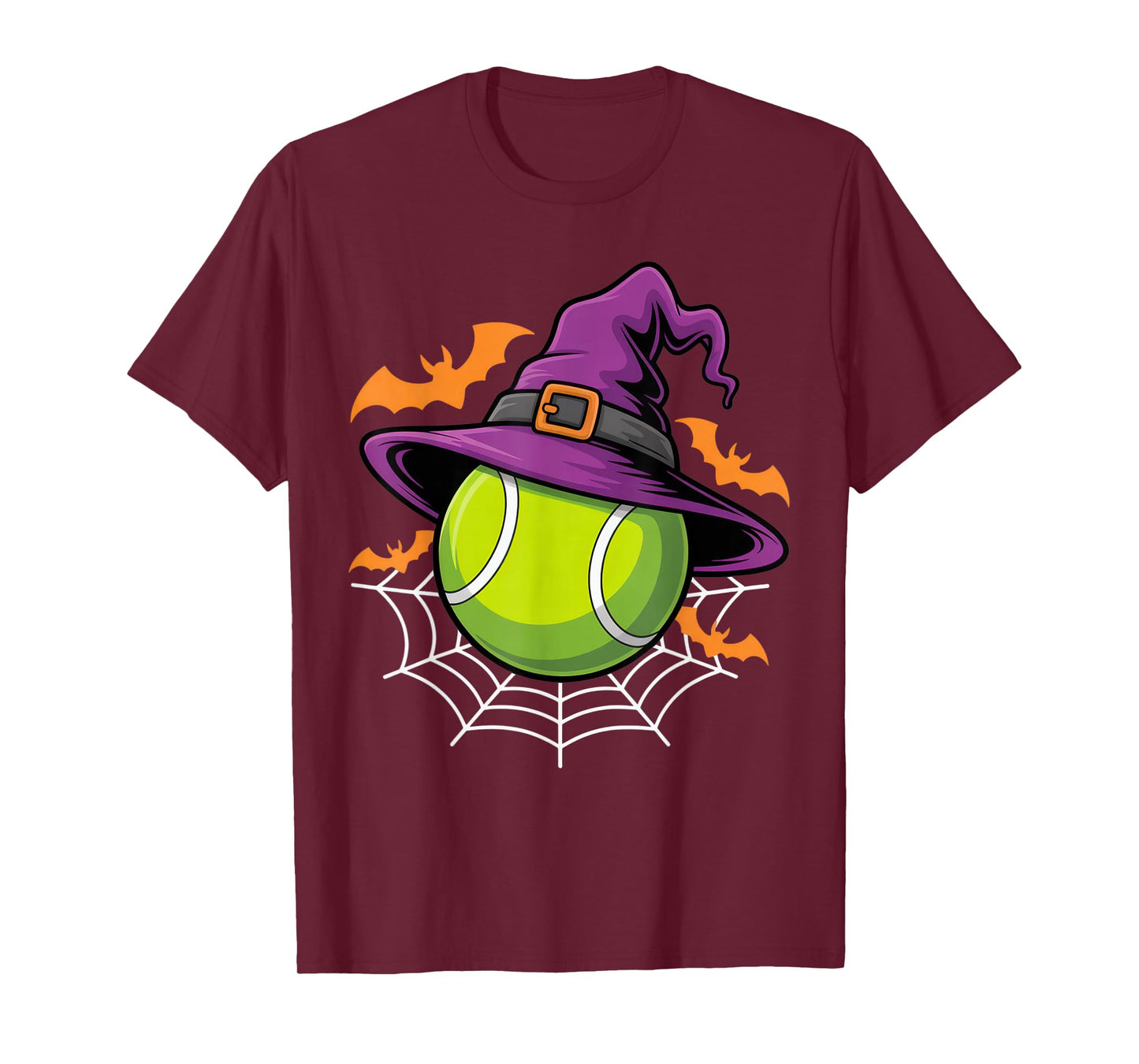 Witchy Tennis Ball for Halloween Enthusiasts and Tennis T-Shirt