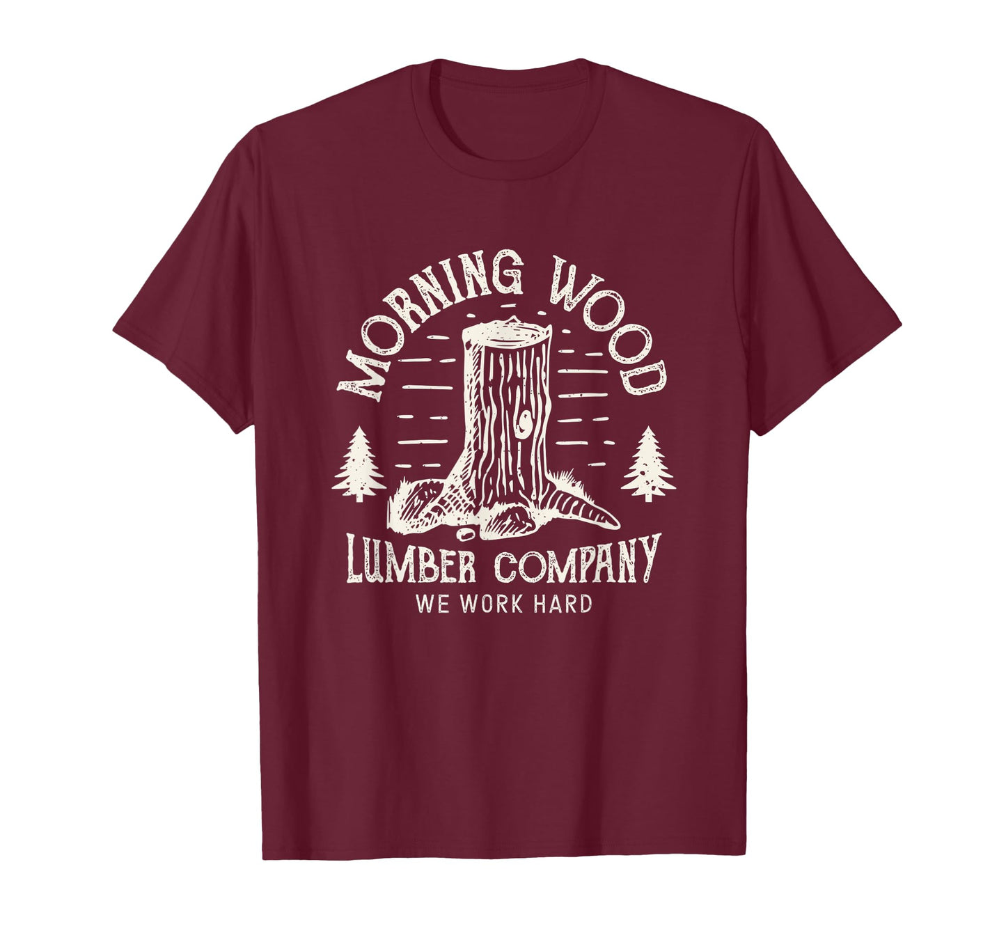 Morning-Wood T shirt Lumber-Company Funny Camping-Carpenter T-Shirt