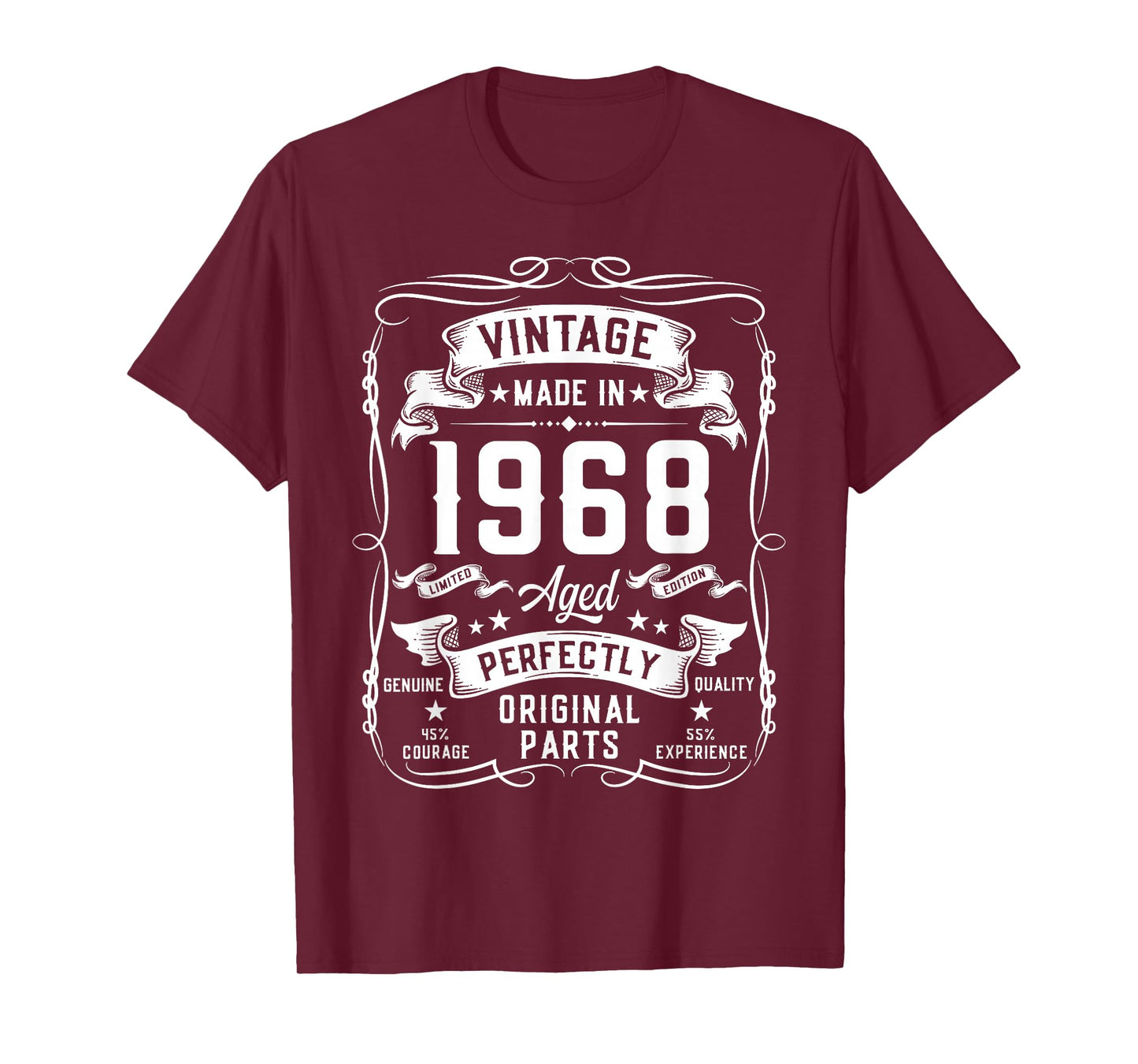 Vintage 1968 57yr 57th Birthday Gifts for Men 57 Years Old T-Shirt