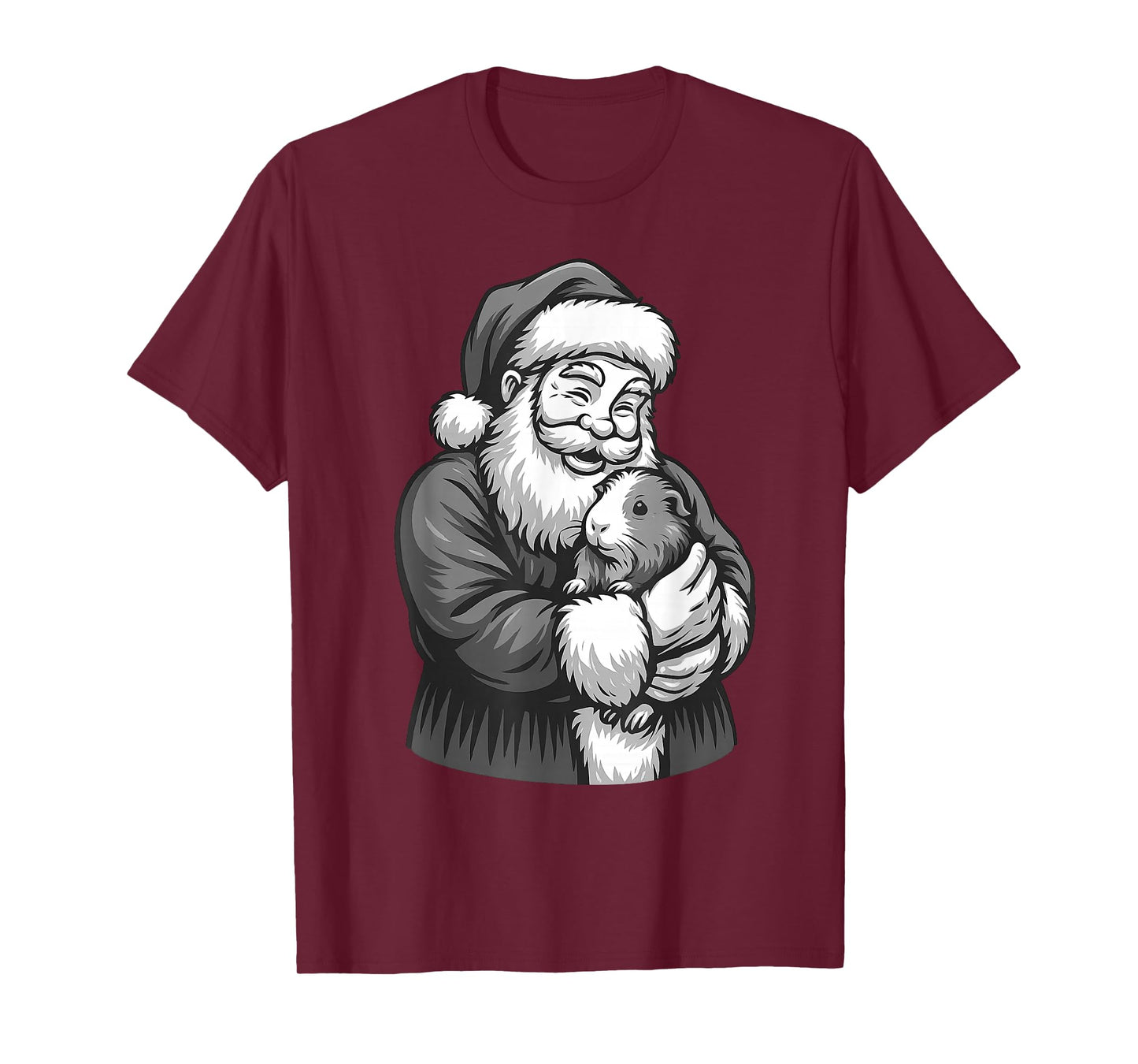 Guinea Pig Santa Claus Christmas Pet Lover T-Shirt