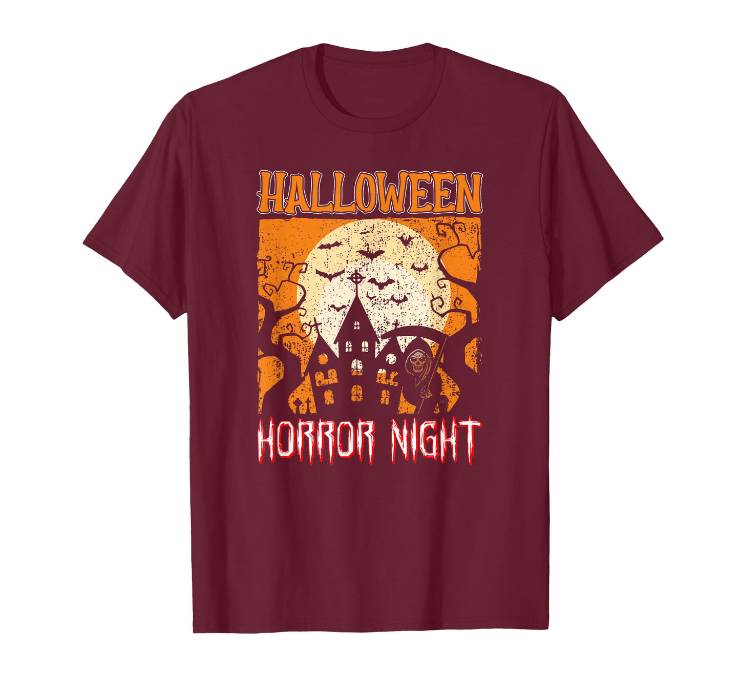 Cute Halloween Horror Night Decor T-Shirt
