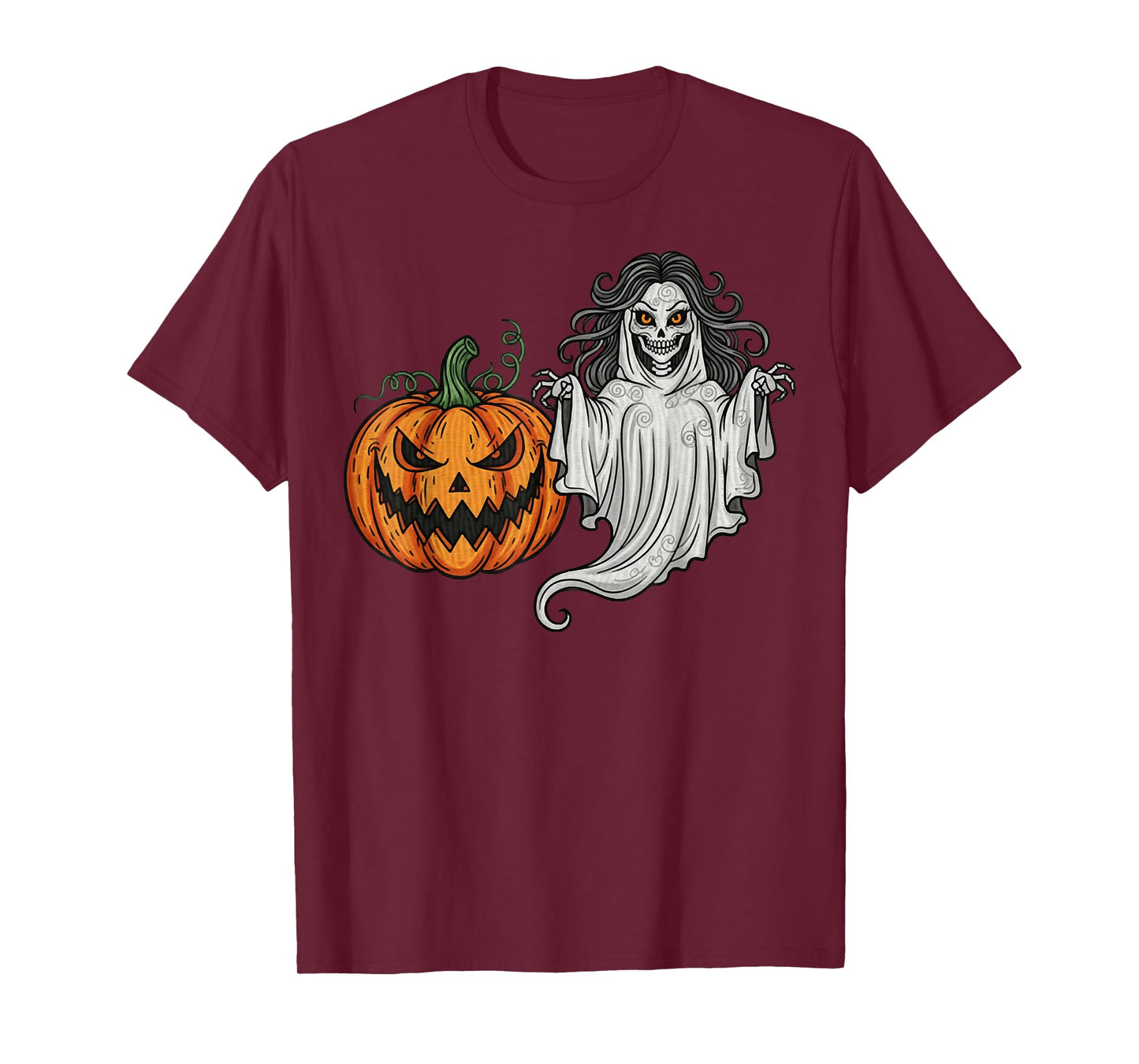 Pumpkin Jack O Lantern,Spooky Ghost Halloween,Trick Or Treat T-Shirt