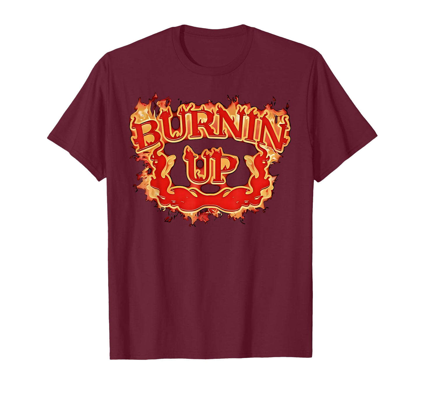 Burnin Up Flames Vintage T-Shirt