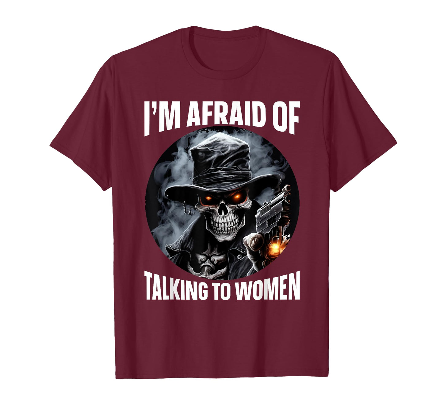Introvert Workout Gym Shy Weightlifter I'm Afraid Of Talking To Women T-Shirt, Small, Black