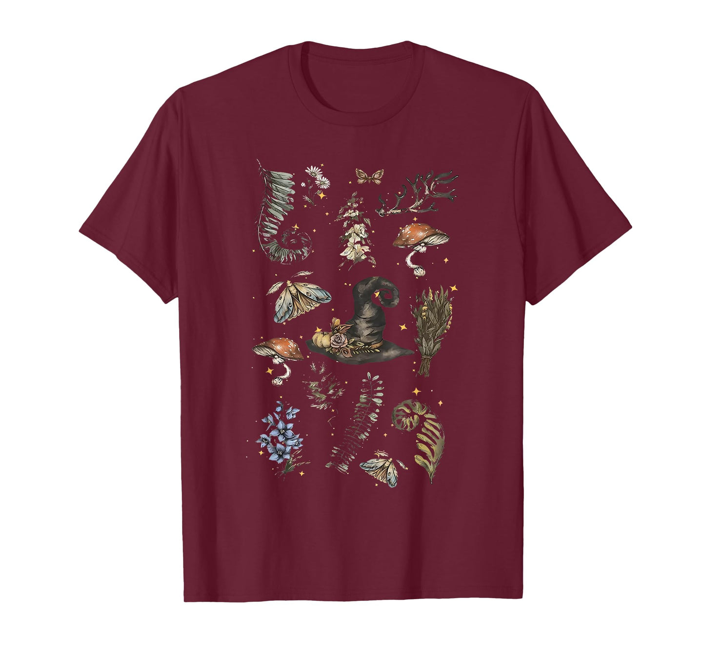 Vintage Halloween Herbs Herbology Apothecary Plants Lover T-Shirt