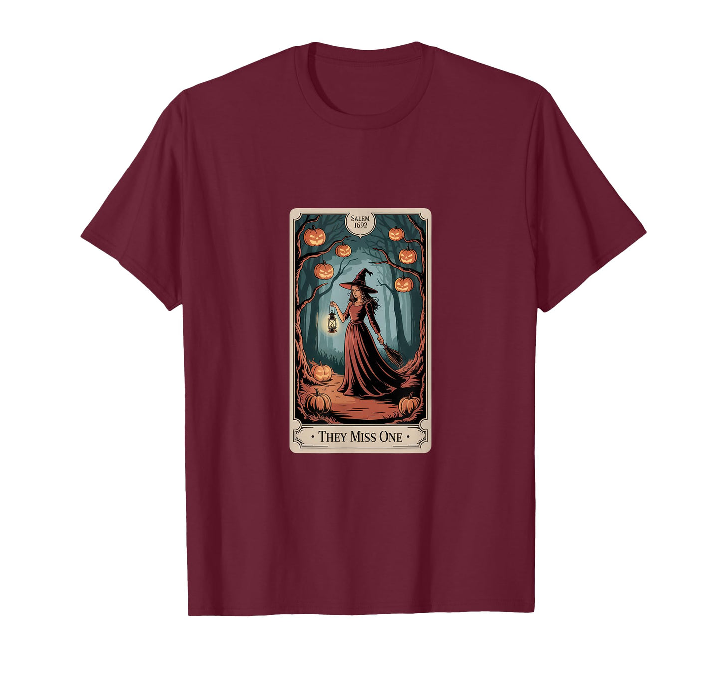They Miss One Witchy Vibes Halloween Vintage T-Shirt