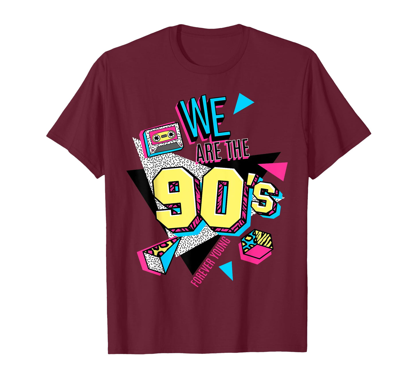 Men's Women's Kids Vintage We Are The 90's Graphic Design T-Shirt
