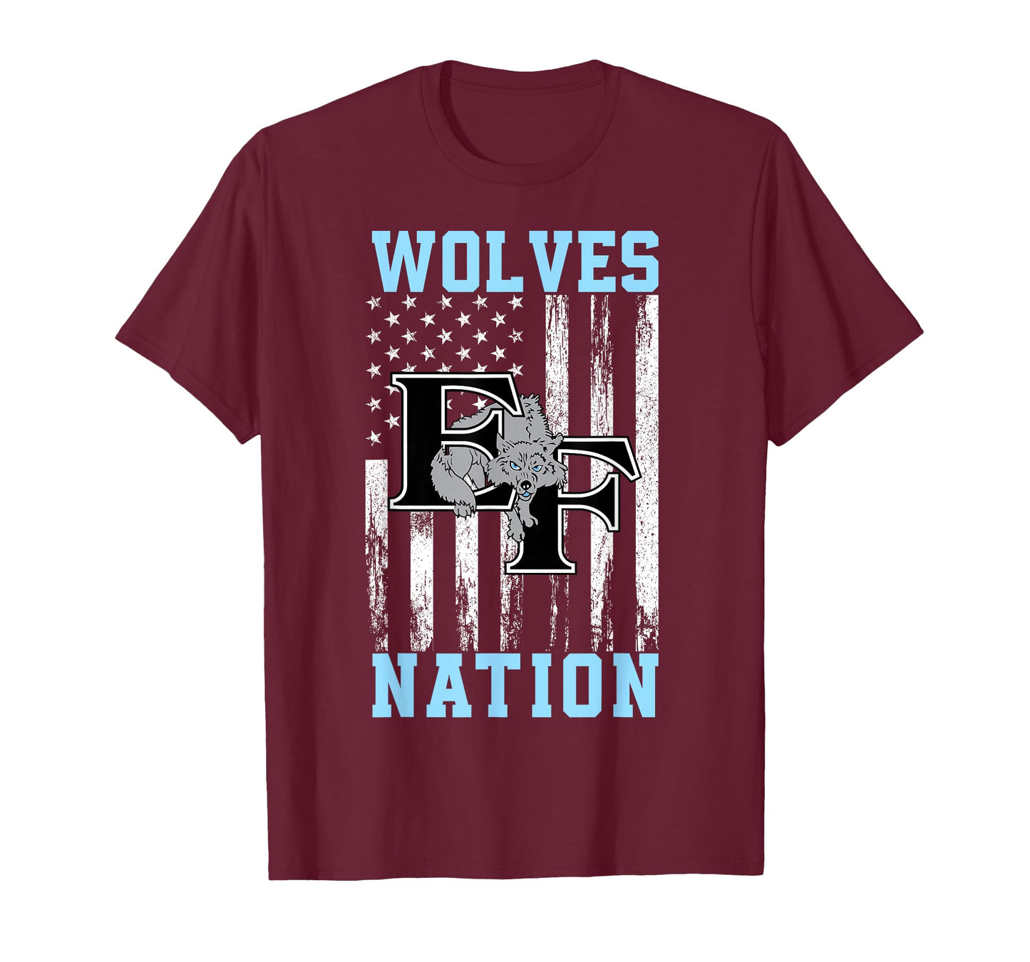 Estrella Foothills Wolves Logo Nation HS T-Shirt