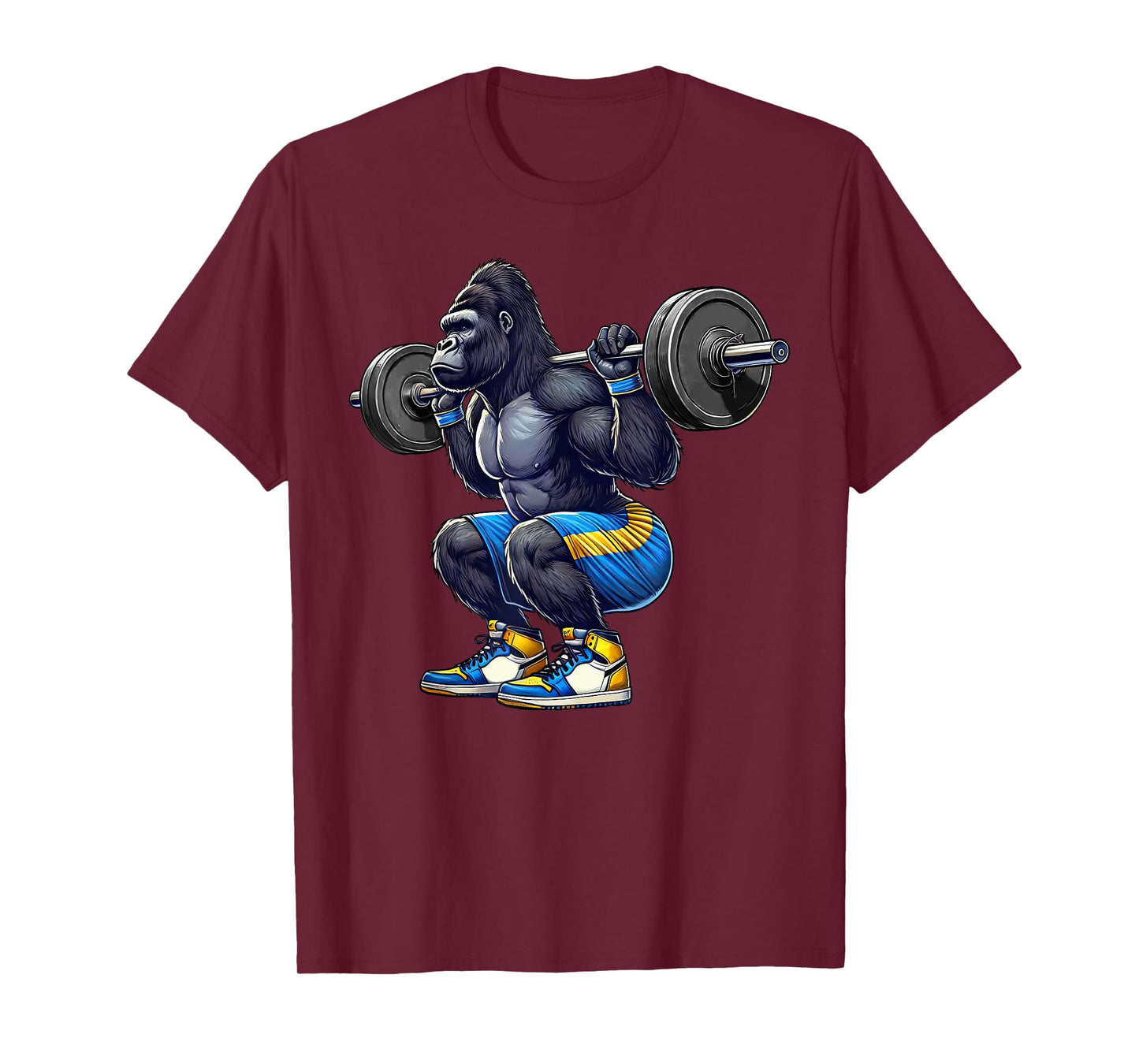 Gorilla Squad Weightlifting Gym Fitness Workout Training T-Shirt