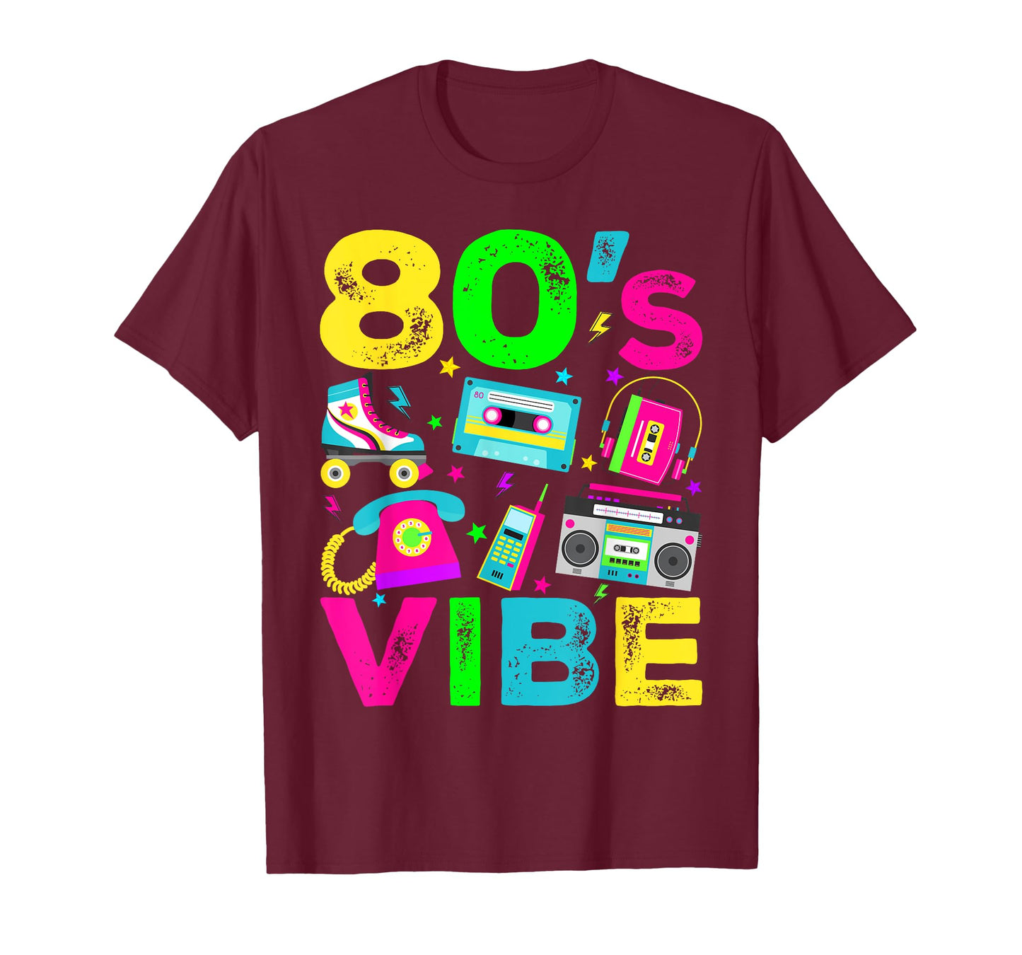 80s Vibe 1980s Vintage Style Eighties Retro Party T-Shirt