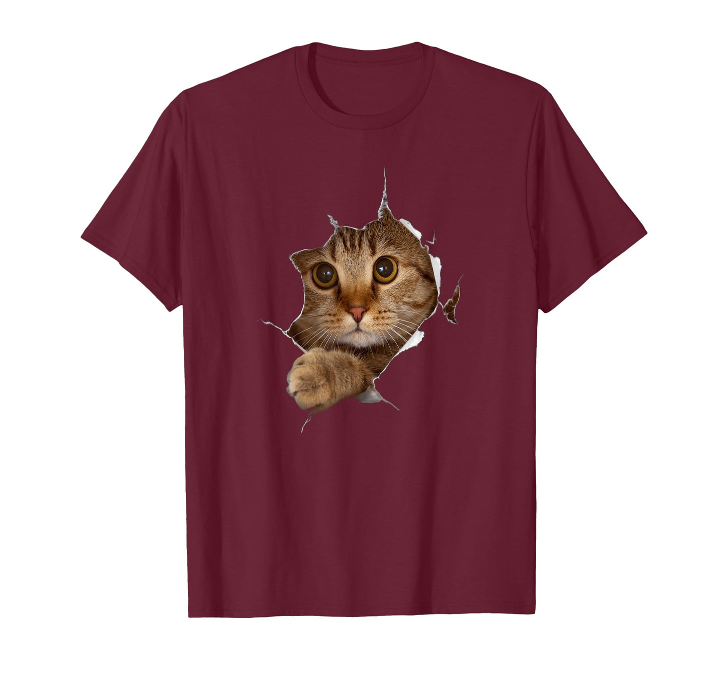 Sweet Kitten Torn Cloth - Funny Cat Lover Cat Owner Cat Lady T-Shirt