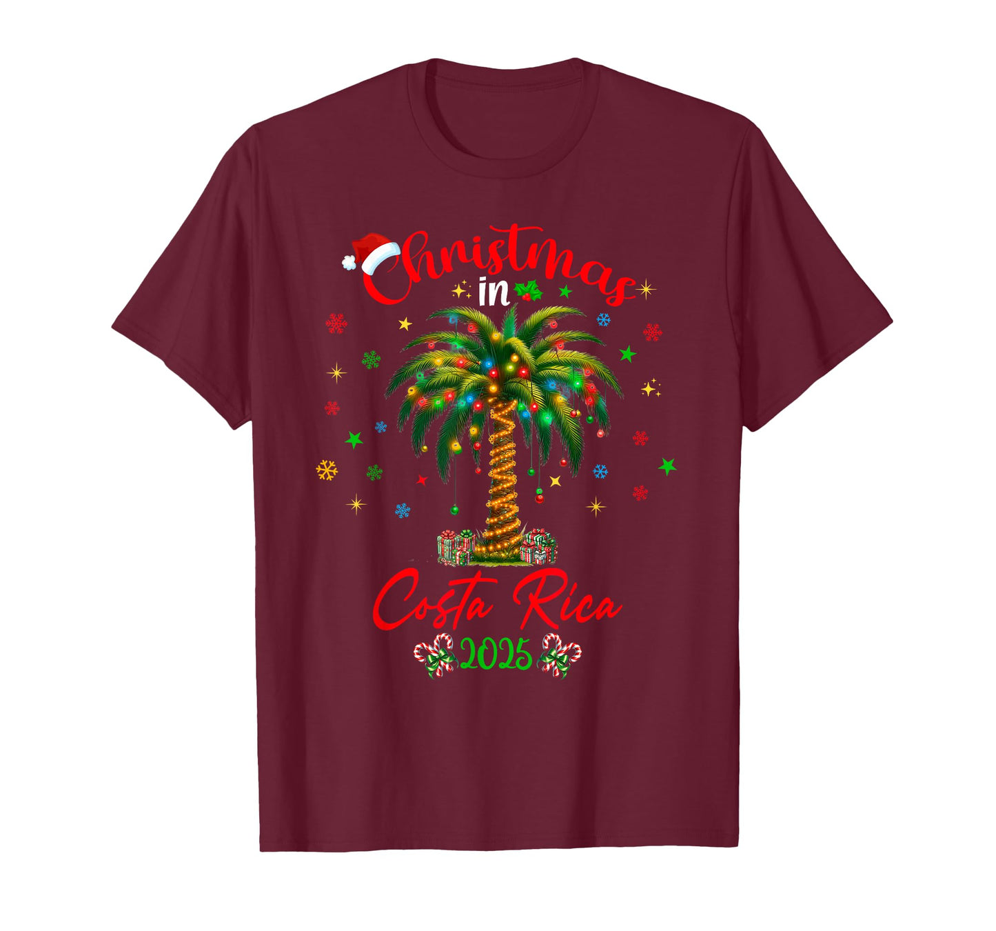 Costa Rica Christmas Trip Family Reunion Tropical T-Shirt