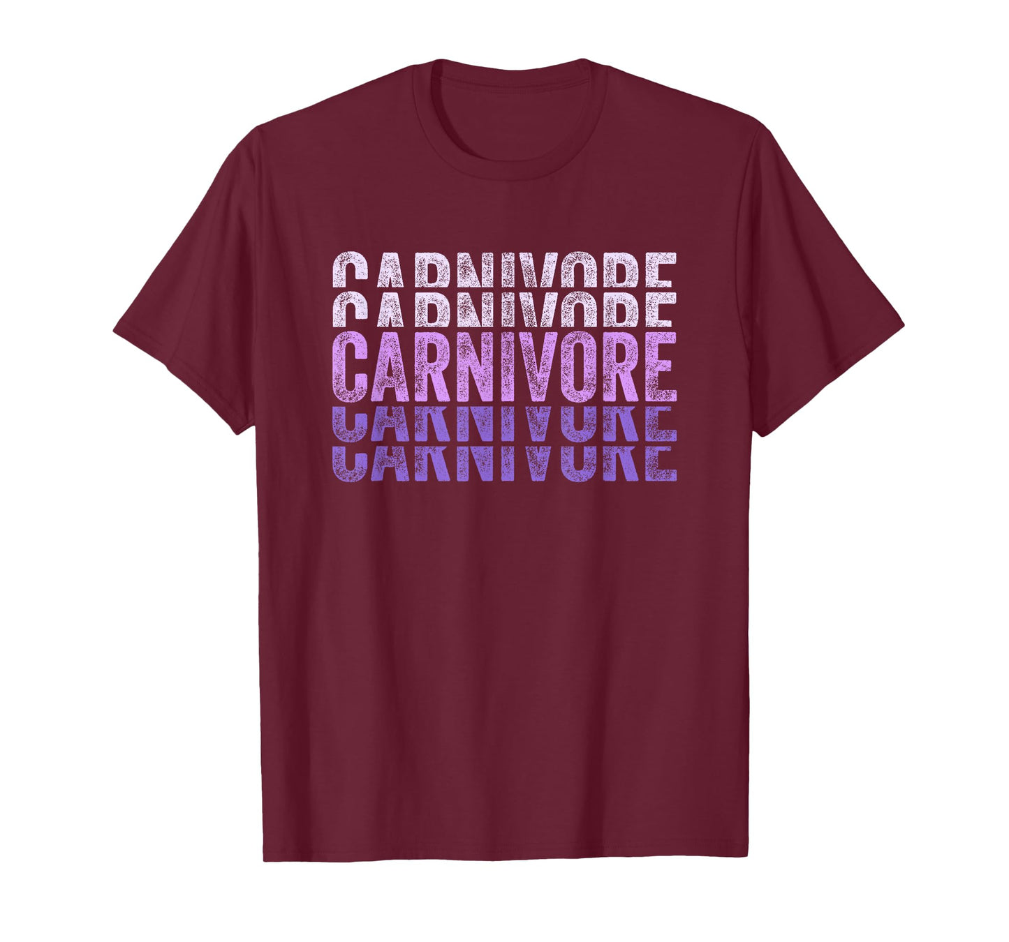 Vintage Carnivore Diet Purple Meat Eater T-Shirt