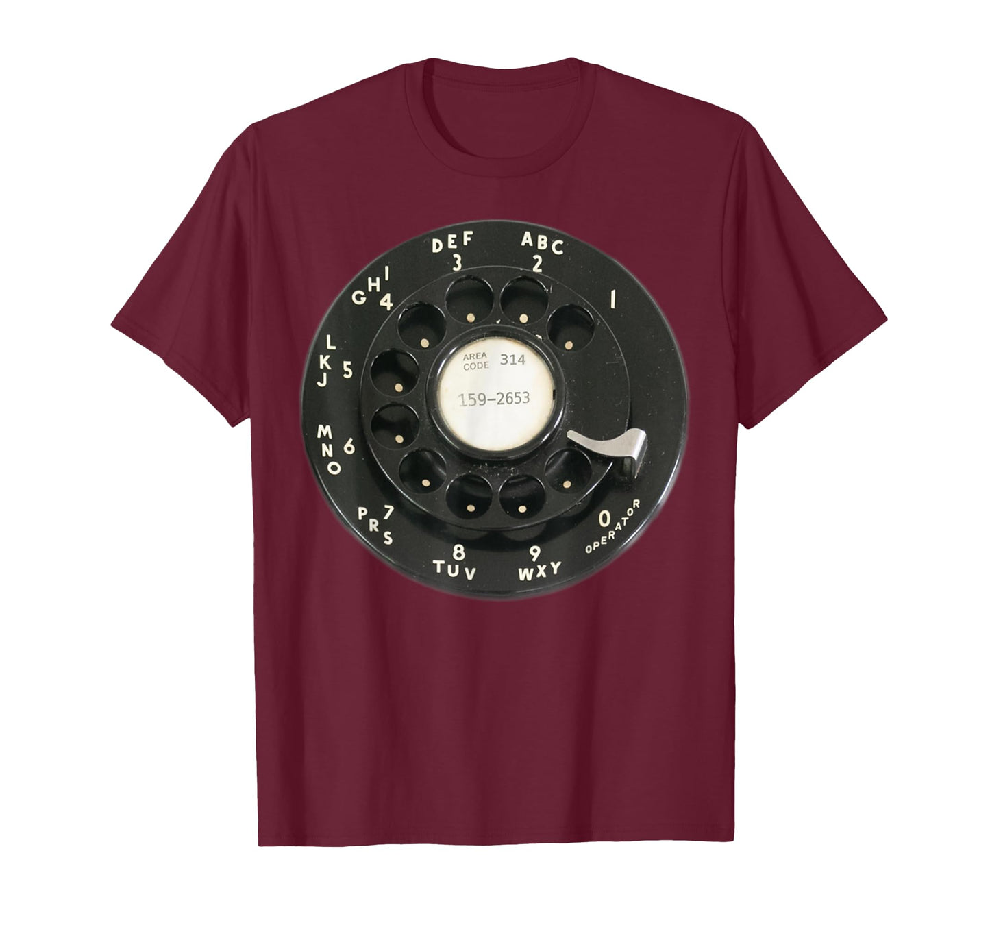 Retro Rotary Dial Vintage Rotary Dial With Pi Phone Number T-Shirt