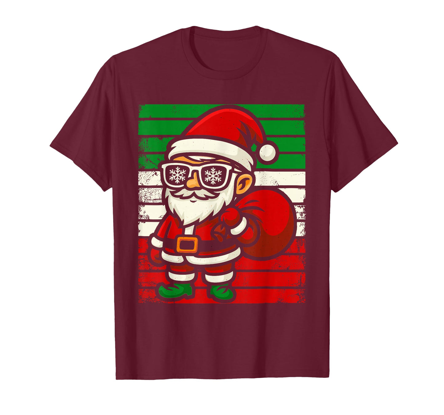 Santa Claus Christmas Men Women Kids Funny Christmas T-Shirt