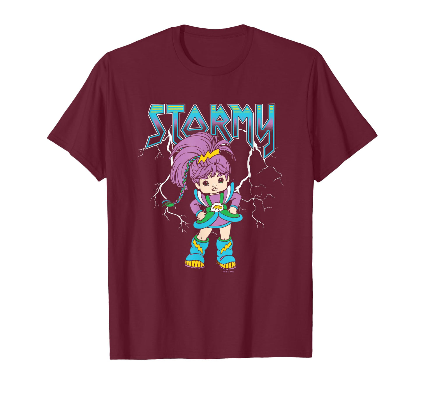 Rainbow Brite Stormy Rock Band Style Logo Vintage T-Shirt