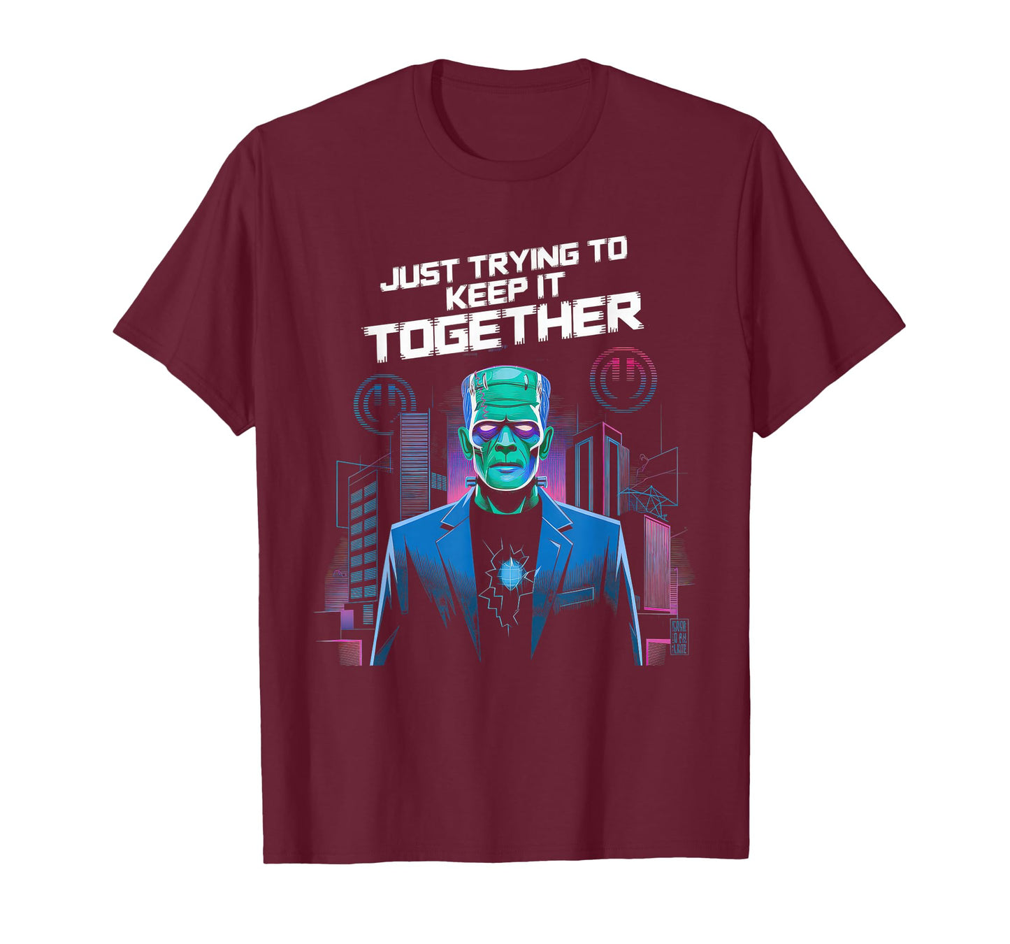 Just Trying to Keep It Together Shirt Halloween Frankenstein T-Shirt