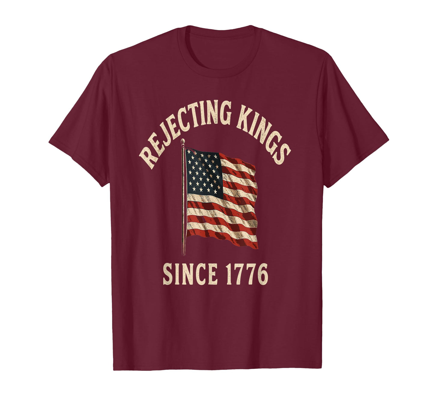 No Kings Vintage Patriotic Freedom Liberty Usa Liberty T-Shirt