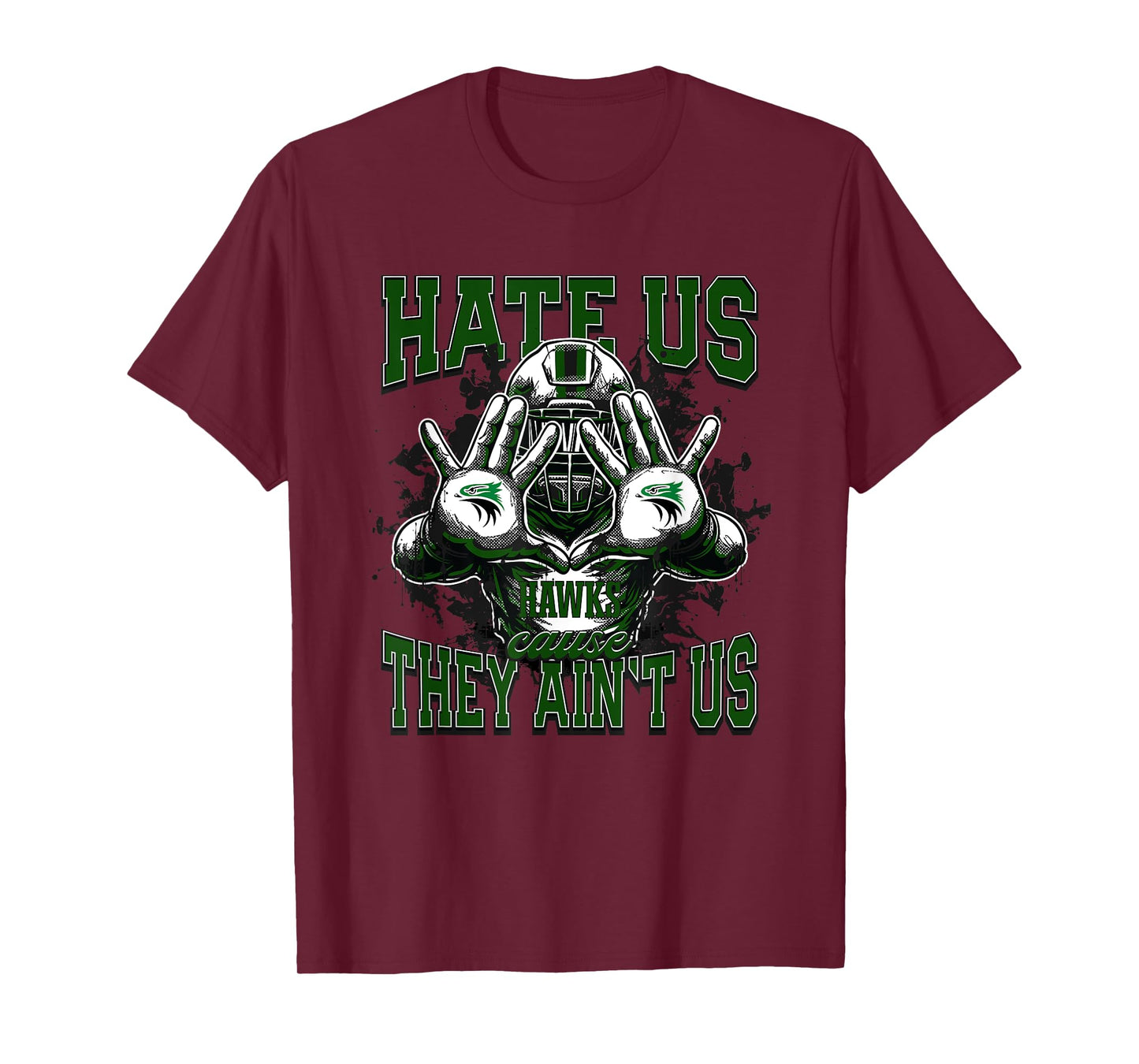 North Lenoir Hawks Logo Hate Us Cause They Ain't HS T-Shirt