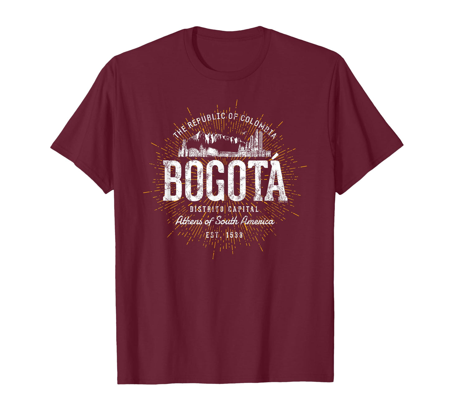 Colombia Vintage Style Retro Bogotá T-Shirt