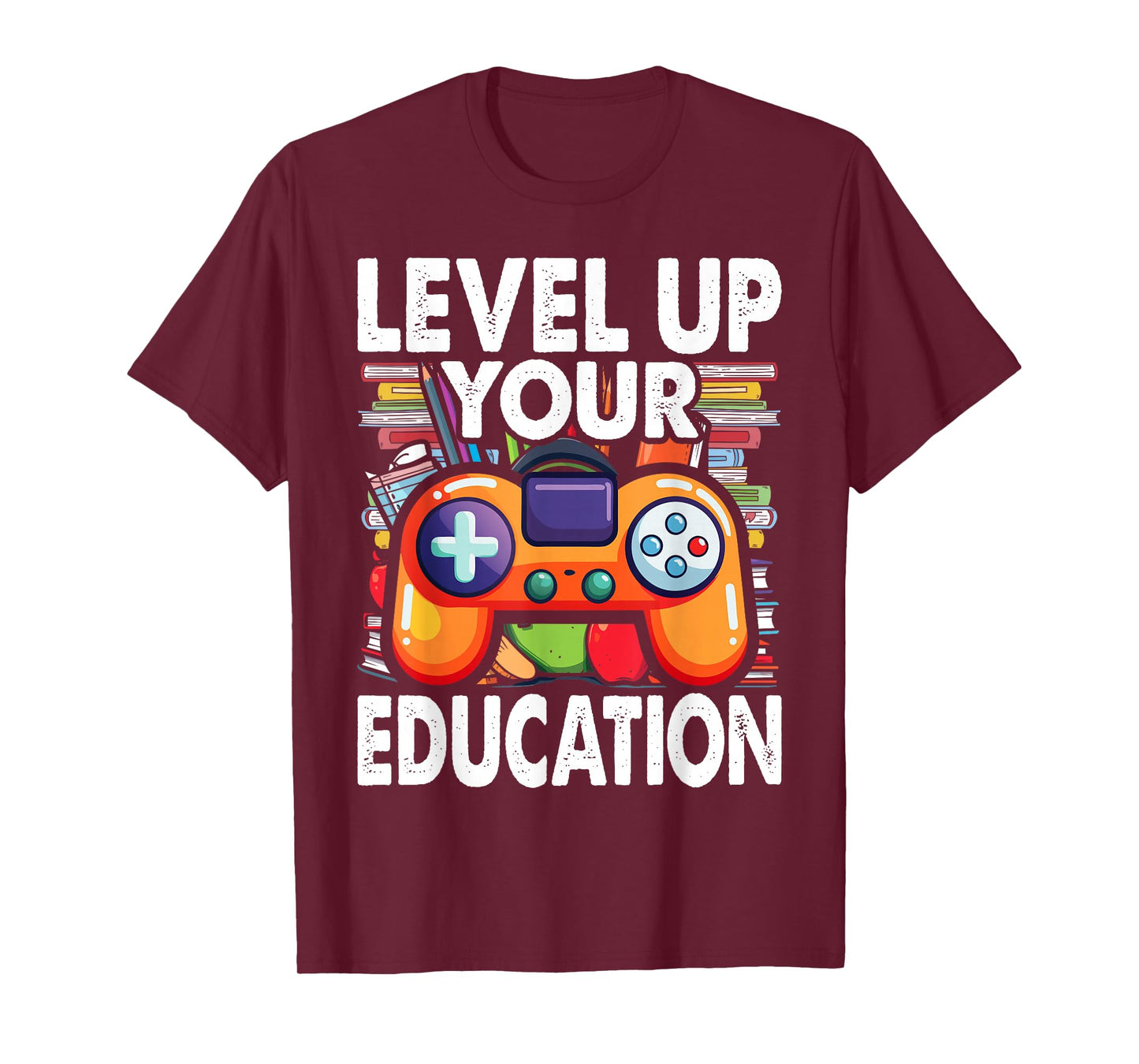 Level Up Your Education - Gaming-Inspired Teacher Design T-Shirt
