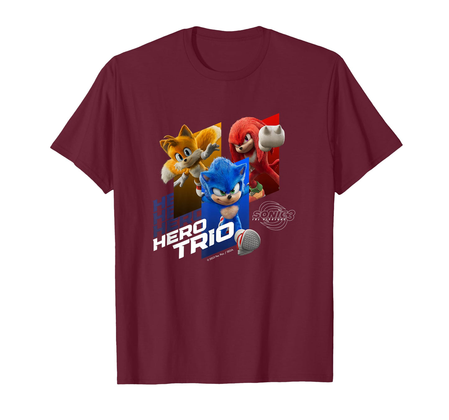 Sonic the Hedgehog 3 - "Hero Trio" T-Shirt