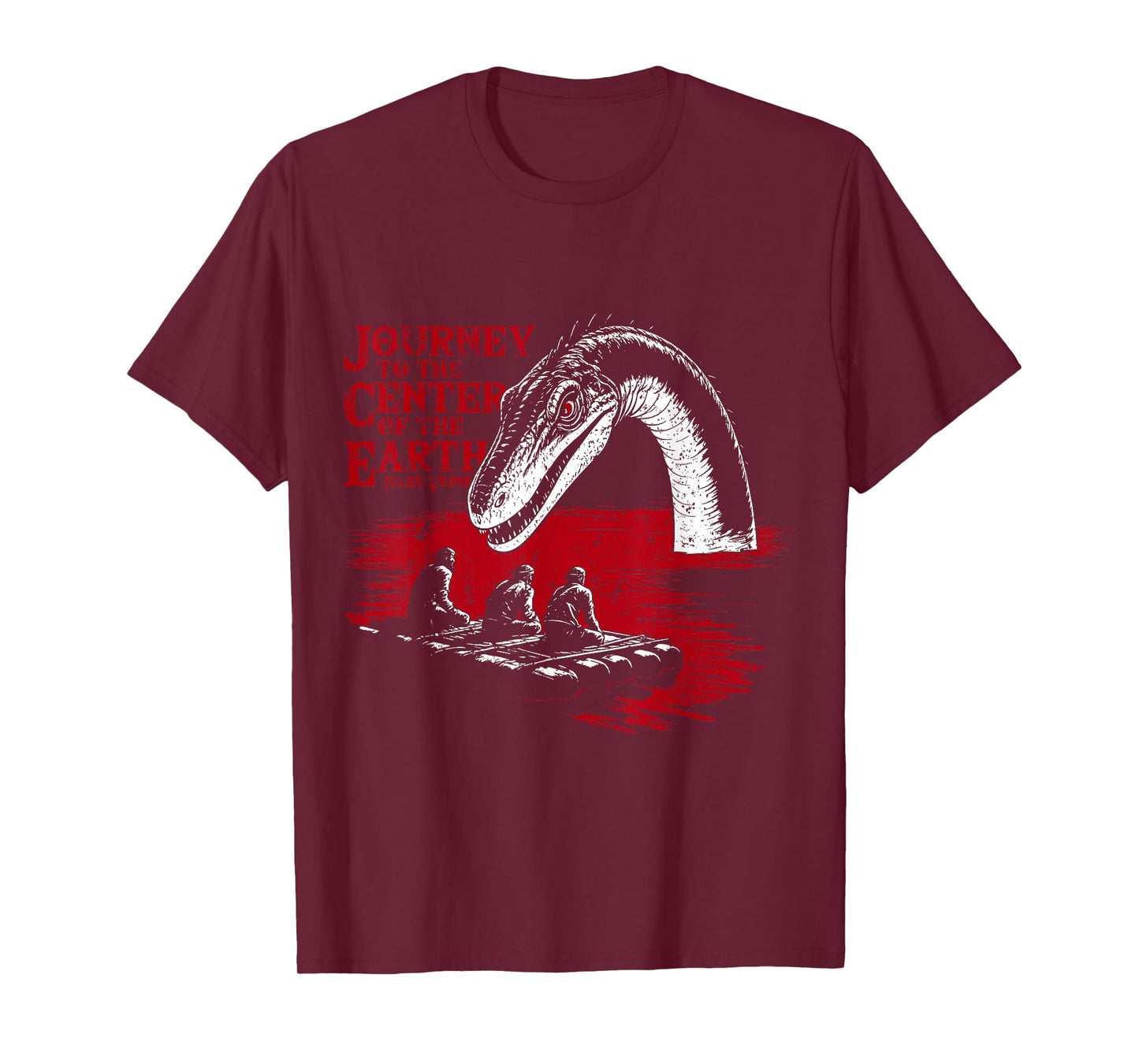 Journey to the Center of the Earth Jules Verne Vintage T-Shirt