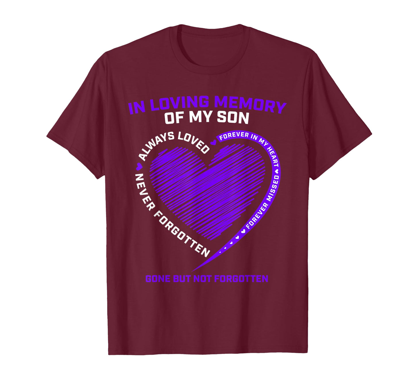 In Memory Of My Son Remembering Gifts Heaven I Miss My Son T-Shirt