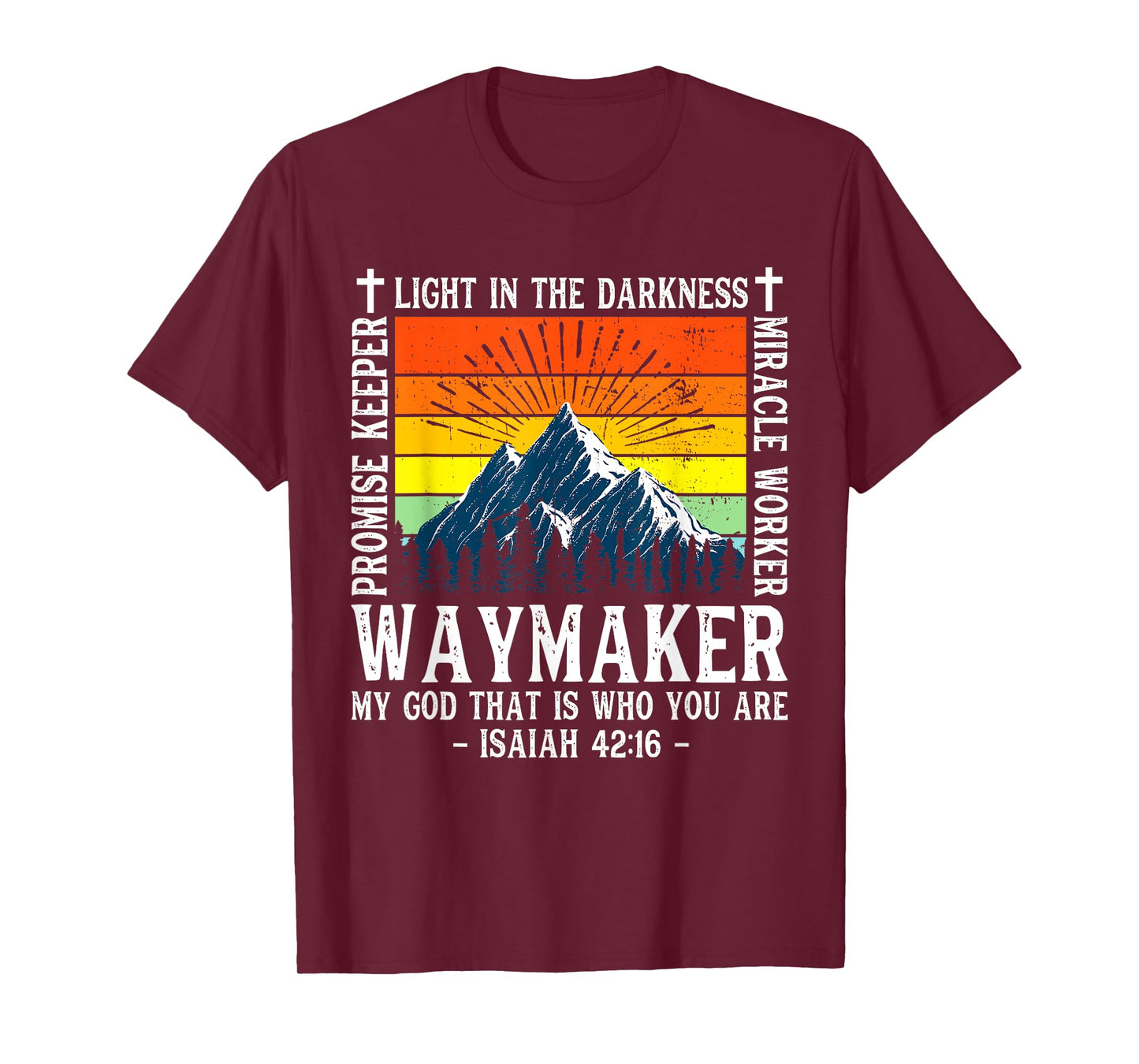 Waymaker Miracle Worker Promise Keeper Shirt Christian T-Shirt