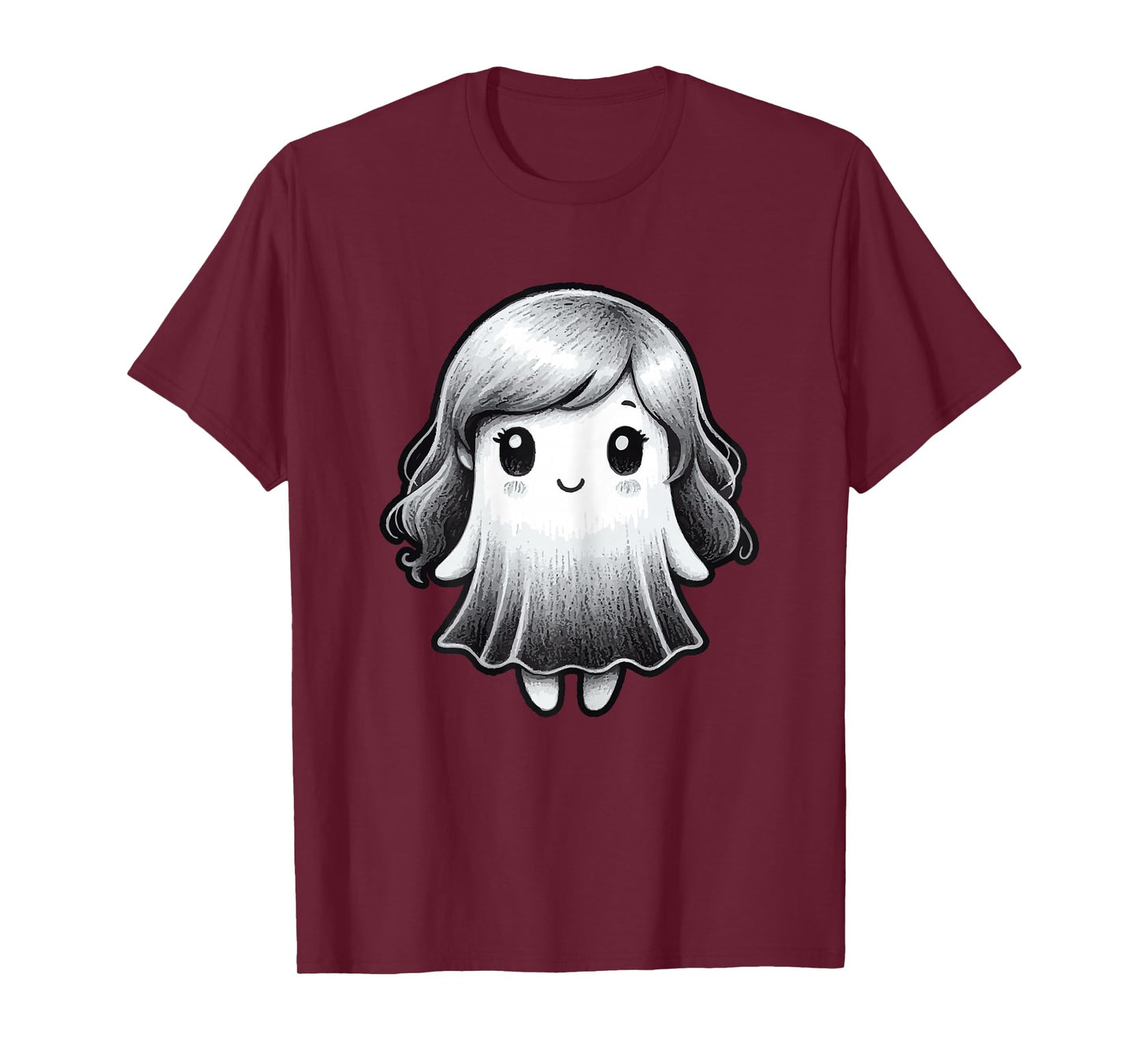 Female Ghost - Halloween T-Shirt