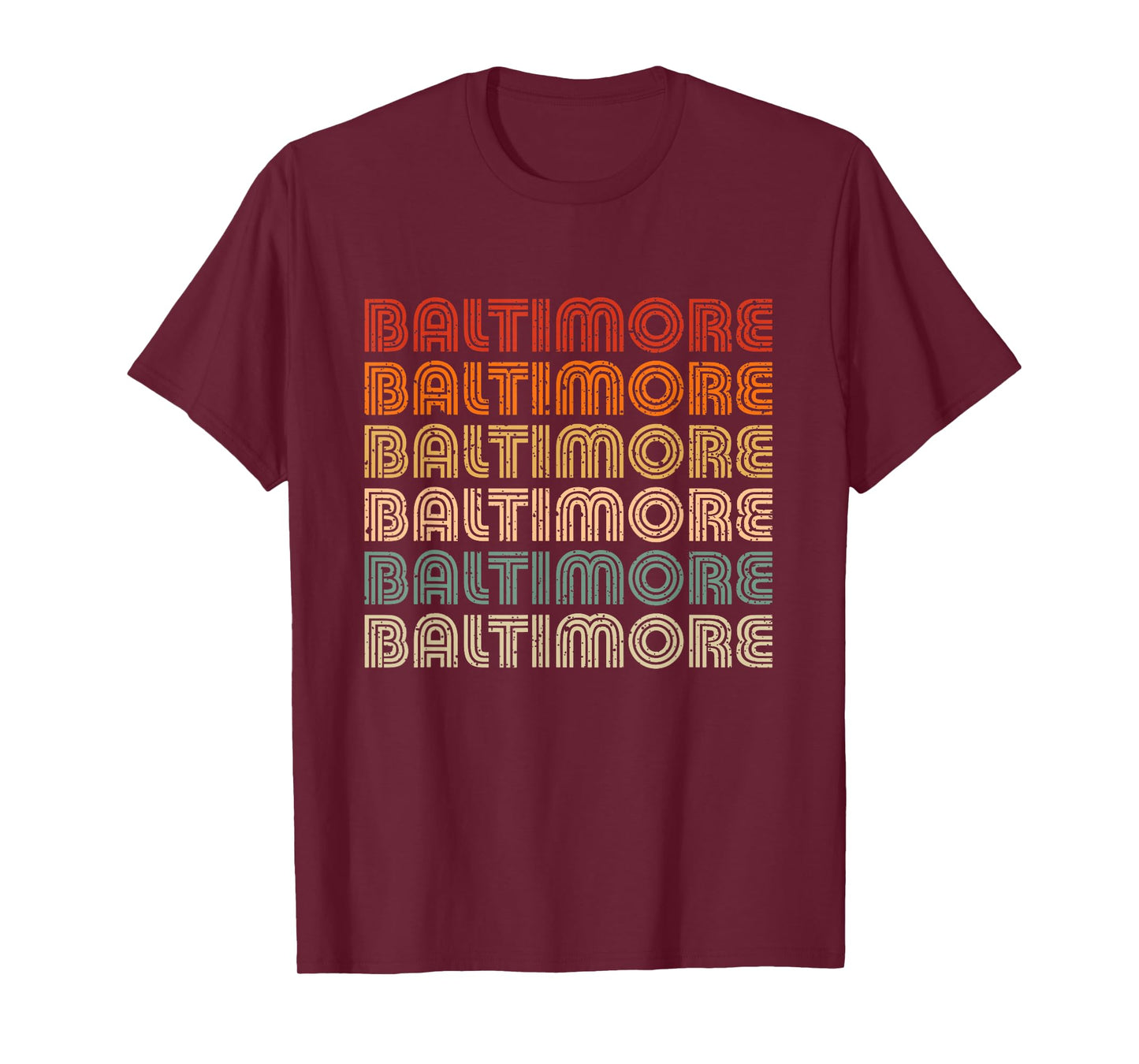 BALTIMORE Retro Vintage 70s 80s Style For Men Women Kids T-Shirt
