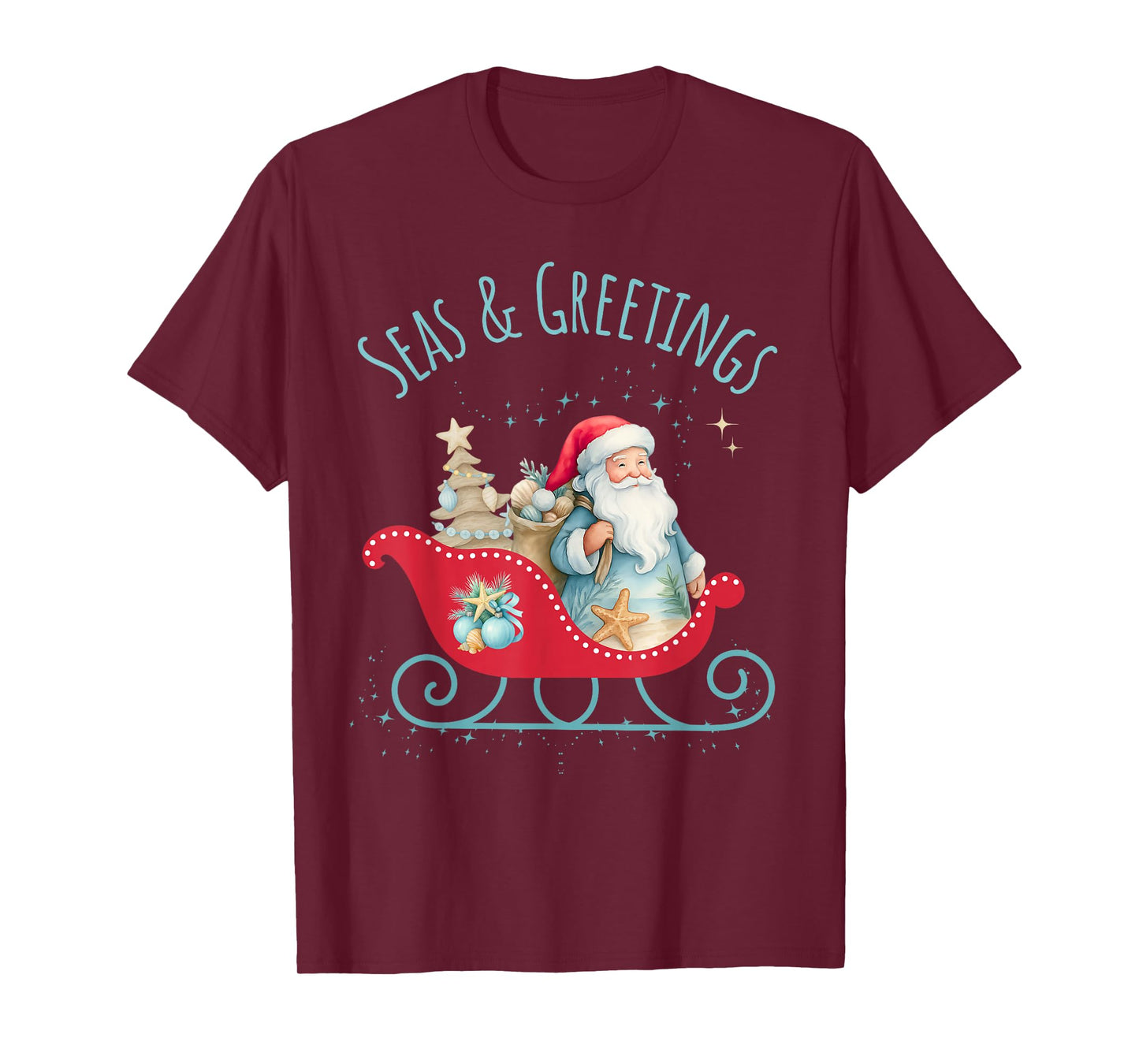 Seas & Greetings Beachy Christmas T-Shirt