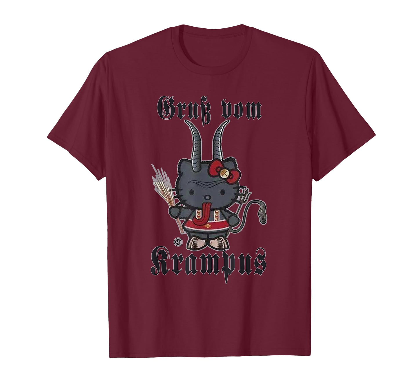 Greeting from Krampus Christmas Legend Figure T-Shirt