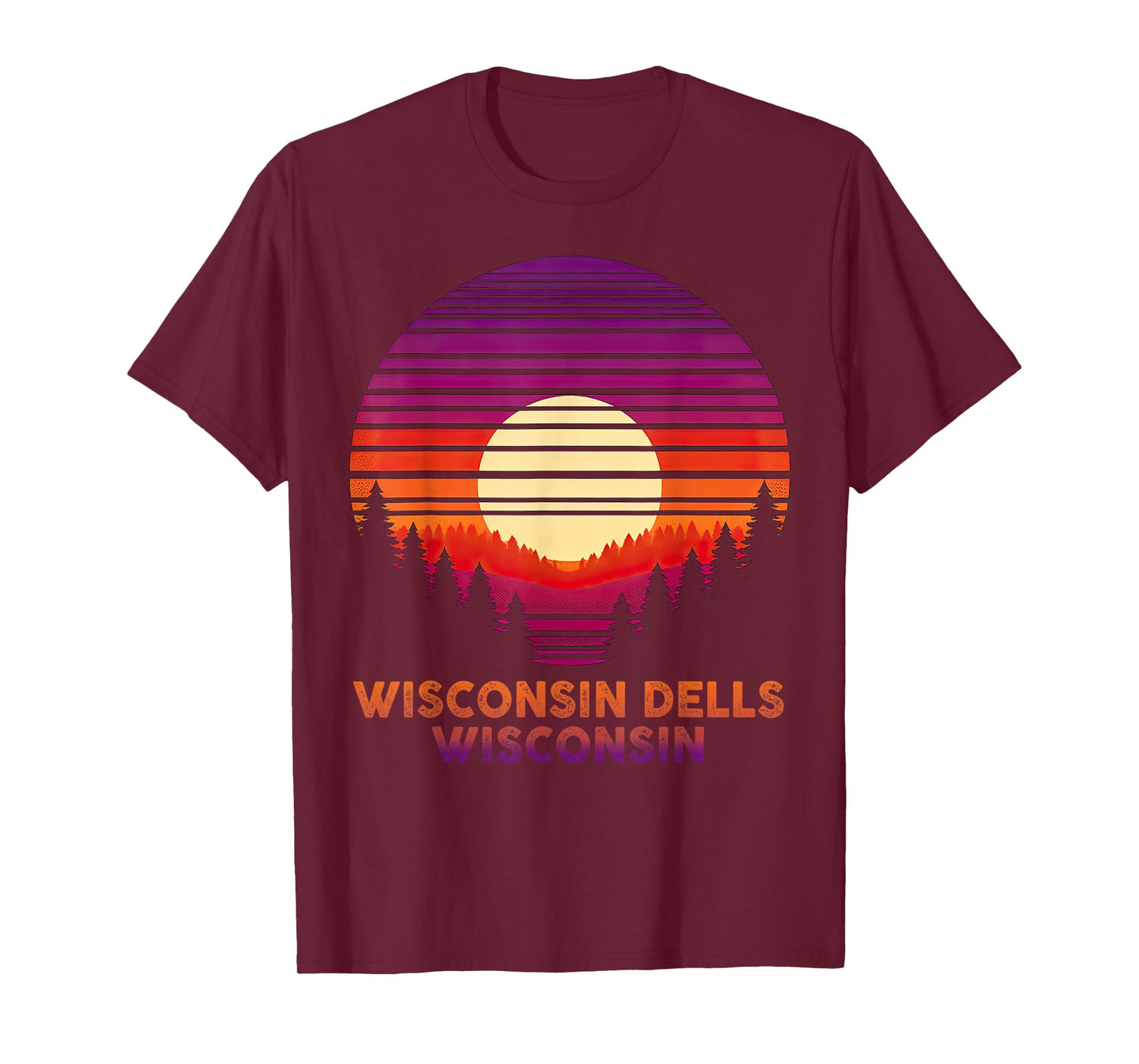 Vintage Wisconsin Dells Wisconsin WI Retro 80s 90s Graphic T-Shirt