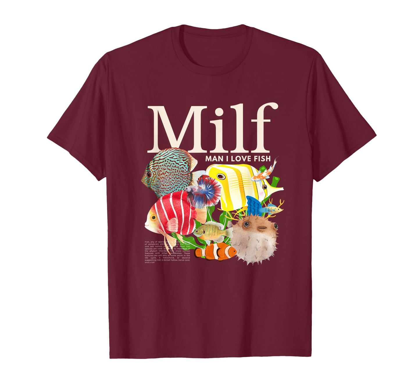 MILF Man I Love Fish Funny Fisherman Humor Nature T-Shirt