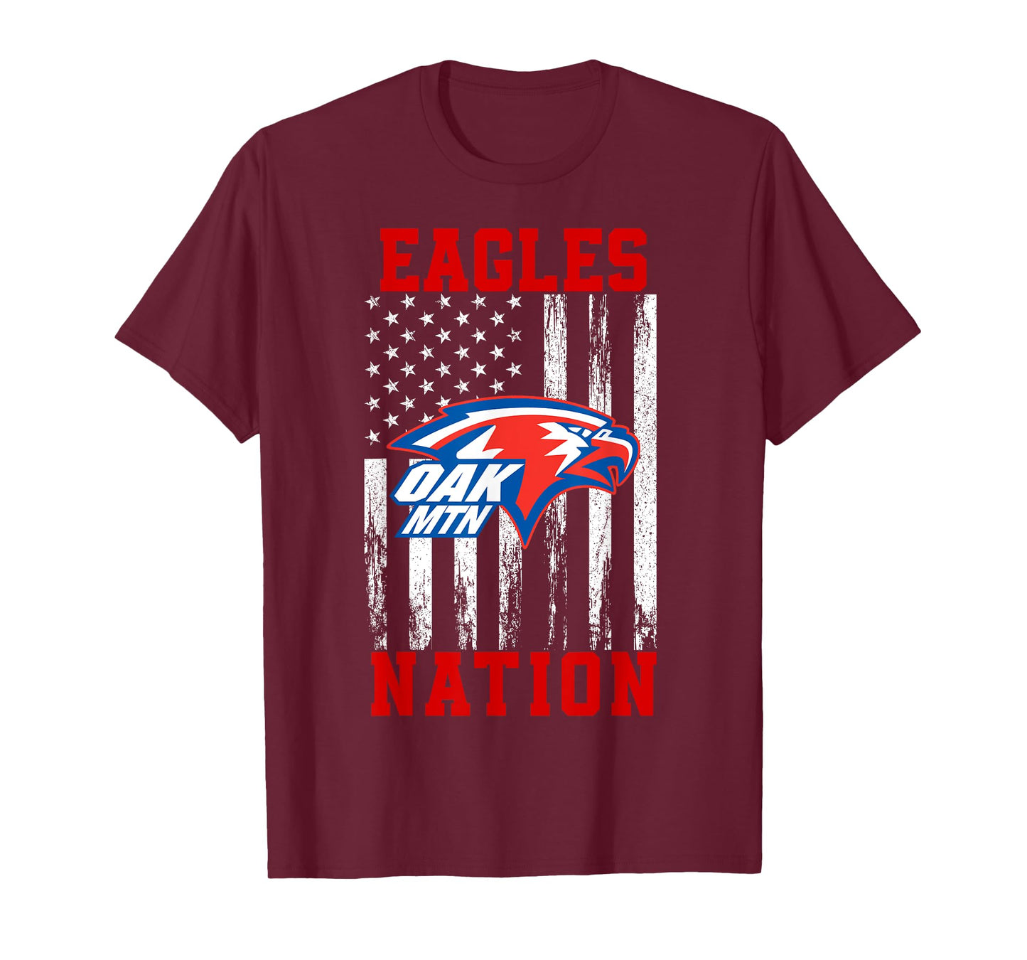 Oak Mountain Eagles Logo Nation HS T-Shirt