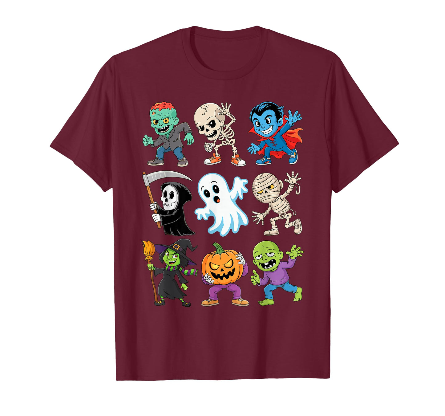 Spooky Creatures Kids Toddler Boys Halloween T-Shirt