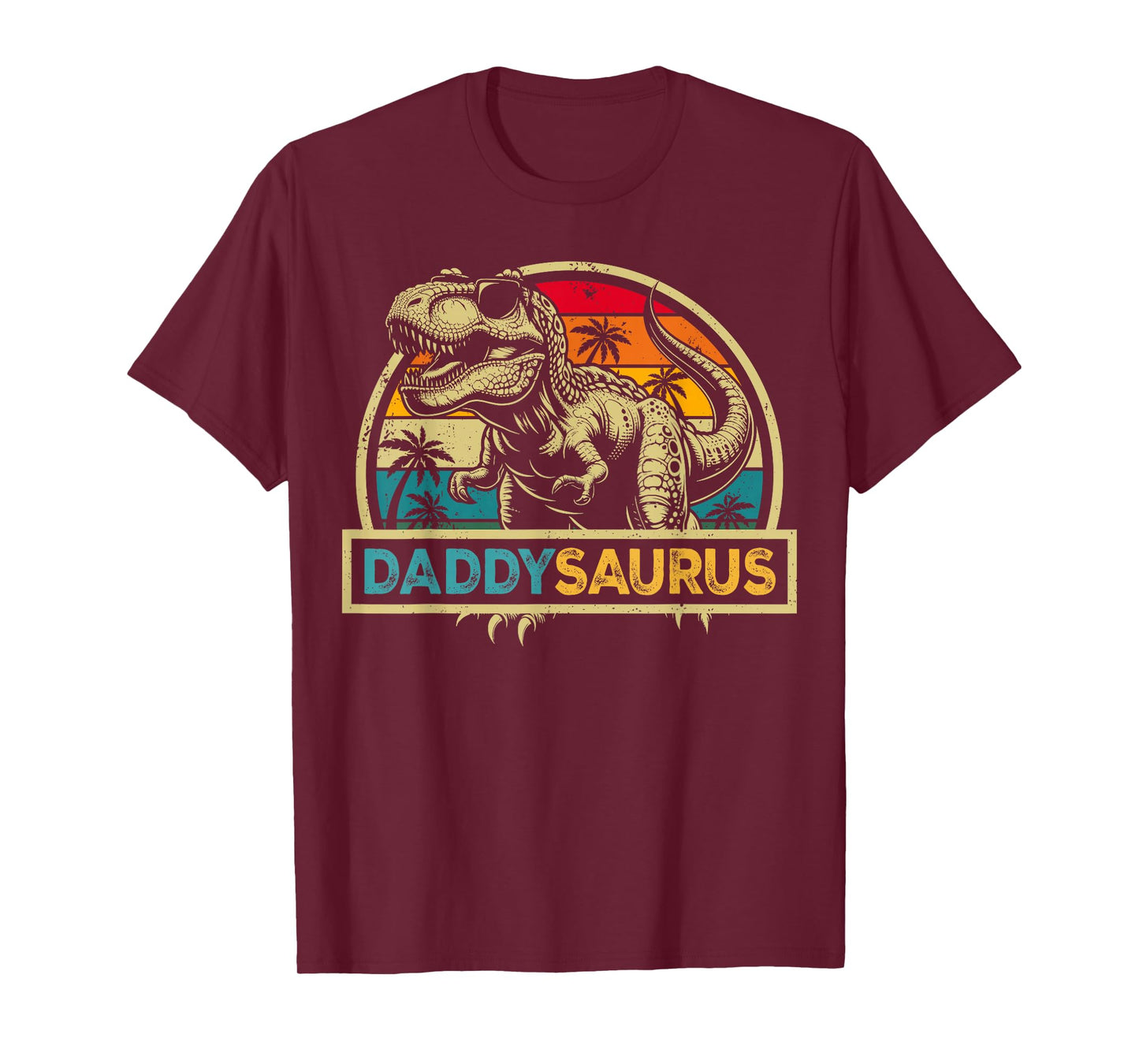 Daddysaurus T Rex Dinosaur Daddy Saurus Family Matching T-Shirt