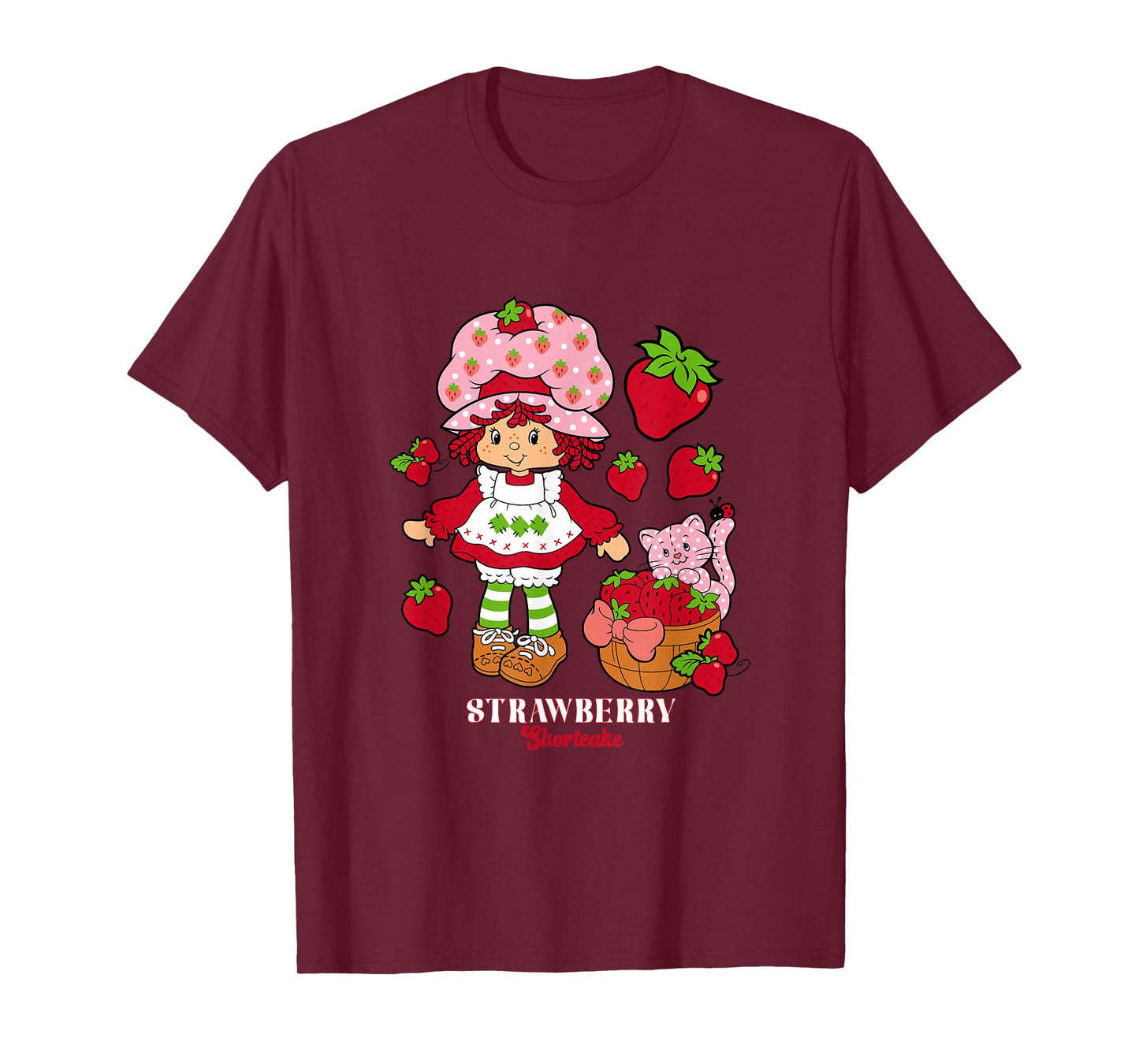 Strawberry Shortcake & Kitty Custard Vintage T-Shirt