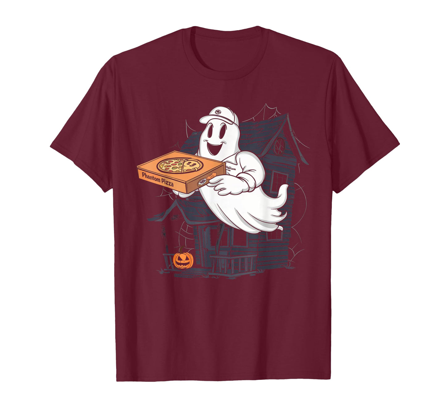Pizza Ghost Delivery Halloween Shirt Spooky Pizza Supplier T-Shirt