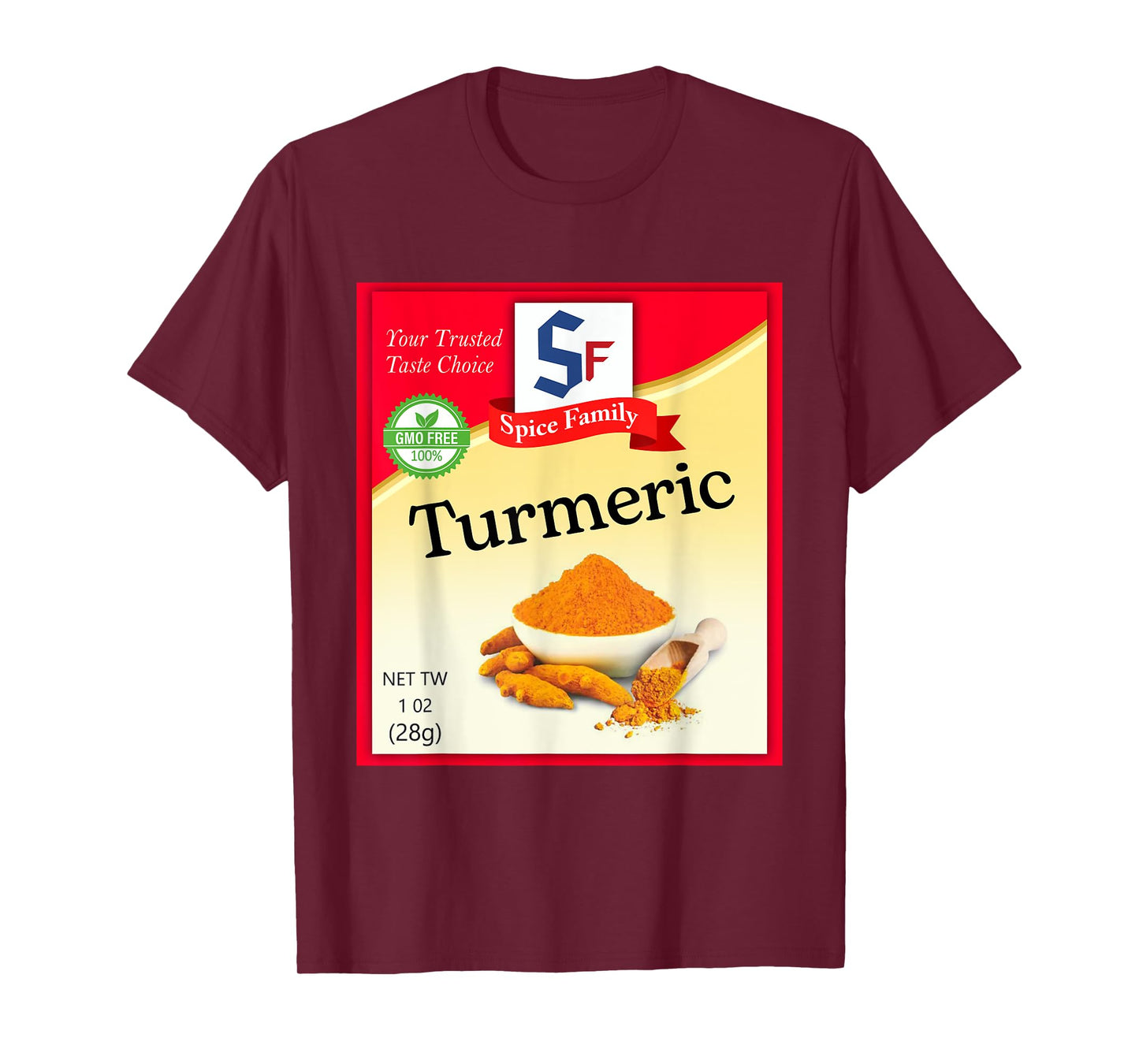 Turmeric Condiment Costume Holiday Spice Costumes T-Shirt