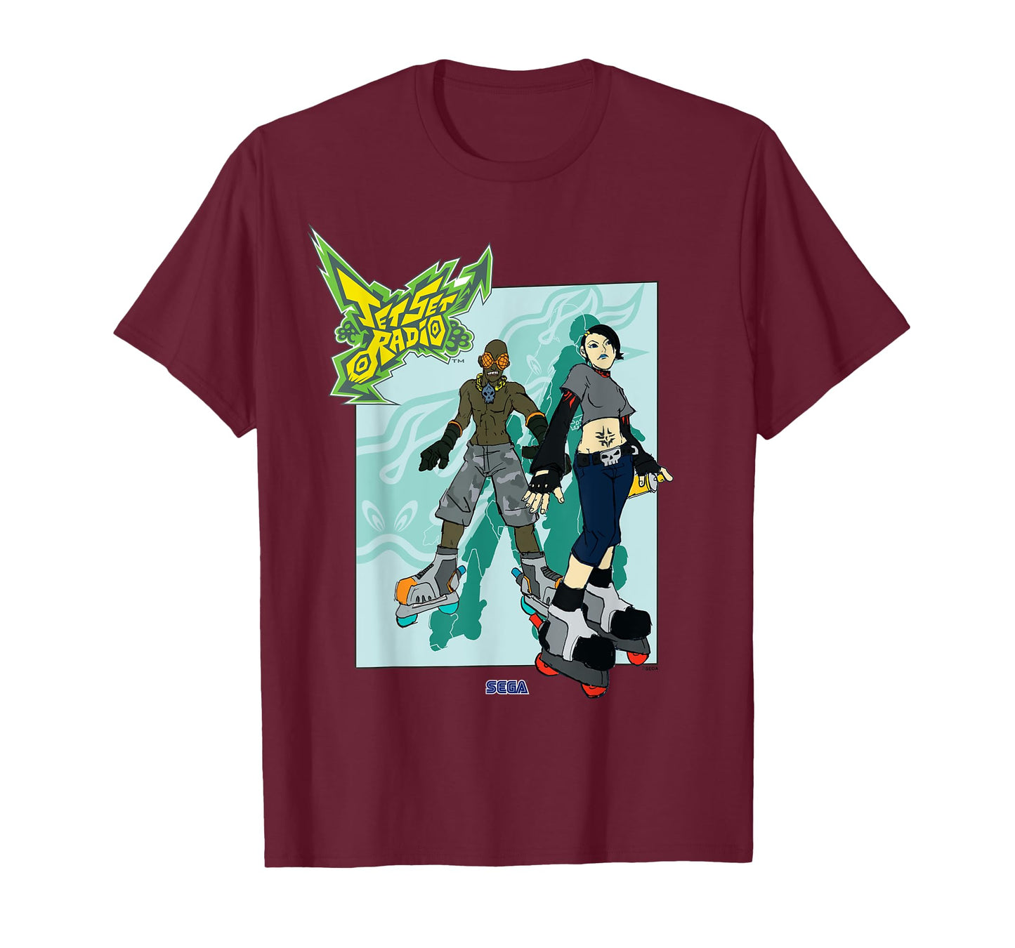 Jet Set Radio duo Garam, Cube SEGA Dreamcast video game T-Shirt