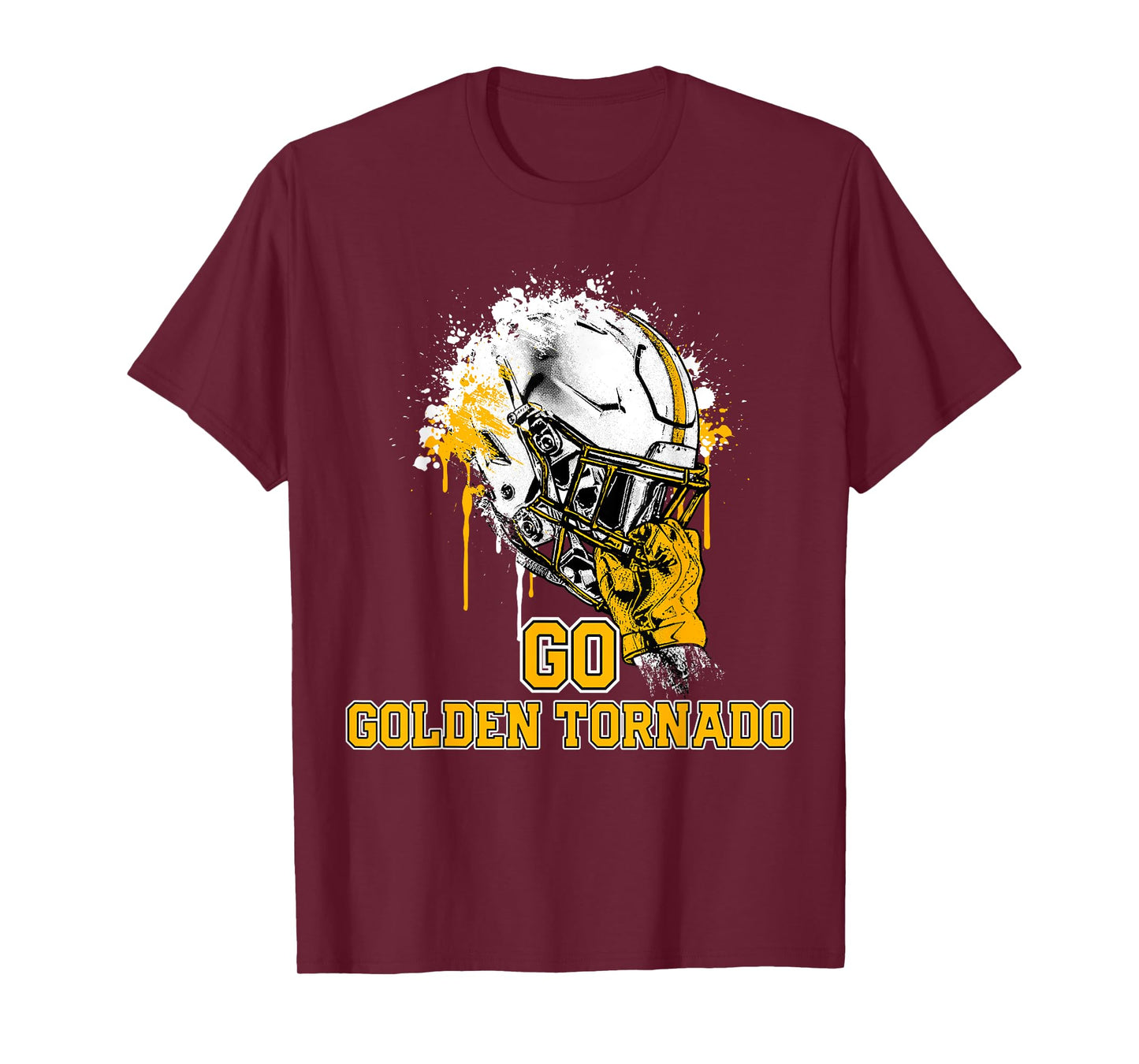 Haynesville Golden Tornado Rising Helmet GO! T-Shirt