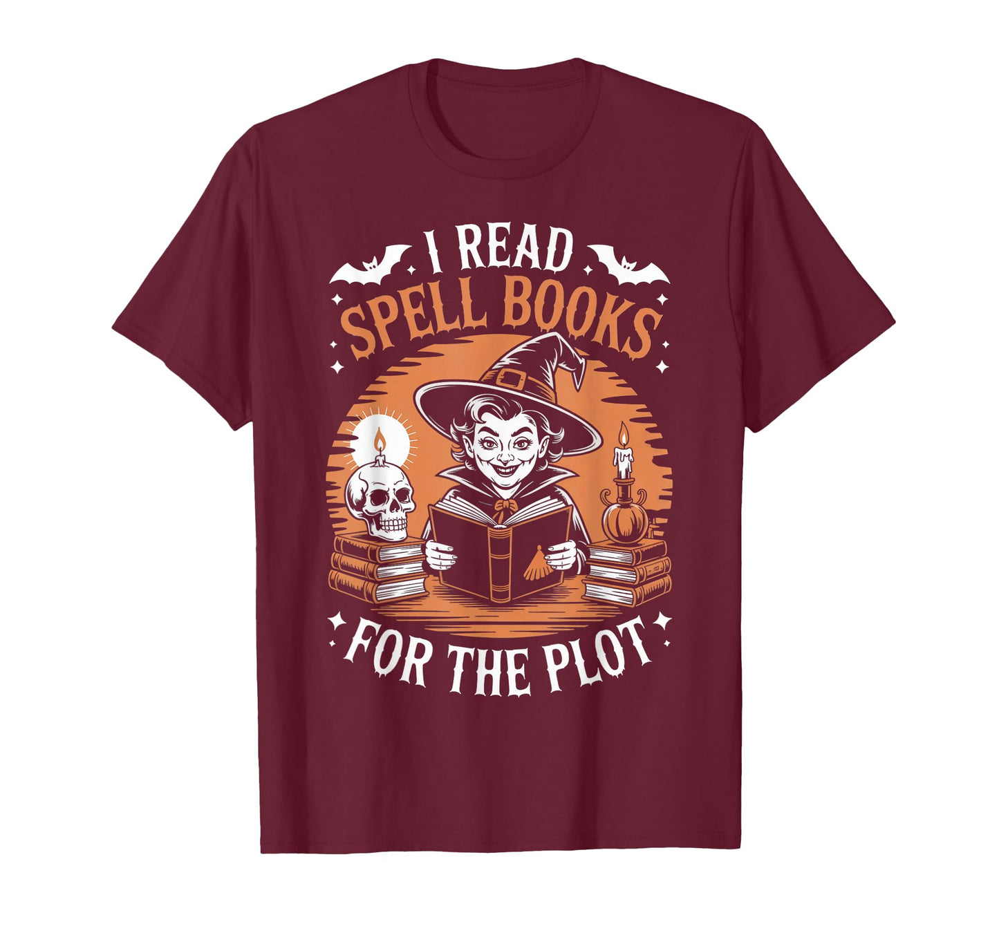 Read Spell Books Witch Witches Bookish Book Reader Reading T-Shirt