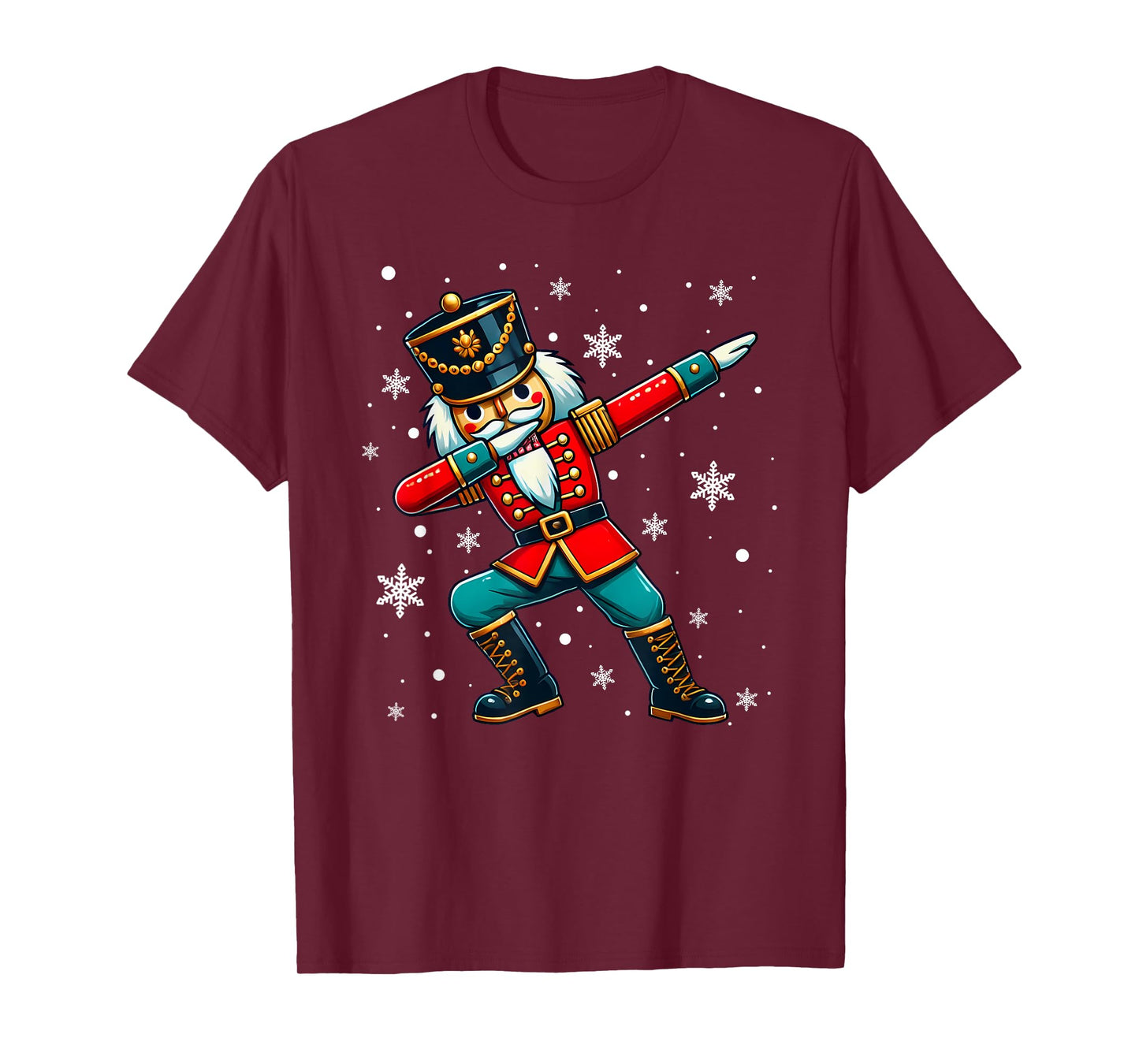Dabbing Nutcracker Christmas Costume Matching Family Pajama T-Shirt