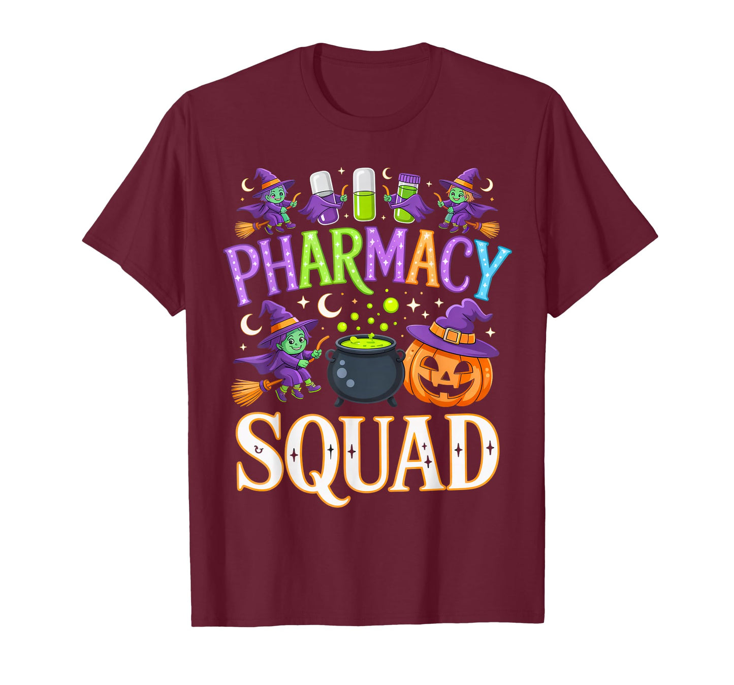 Pharmacy Squad Halloween Outfit for Witches and Students T-Shirt