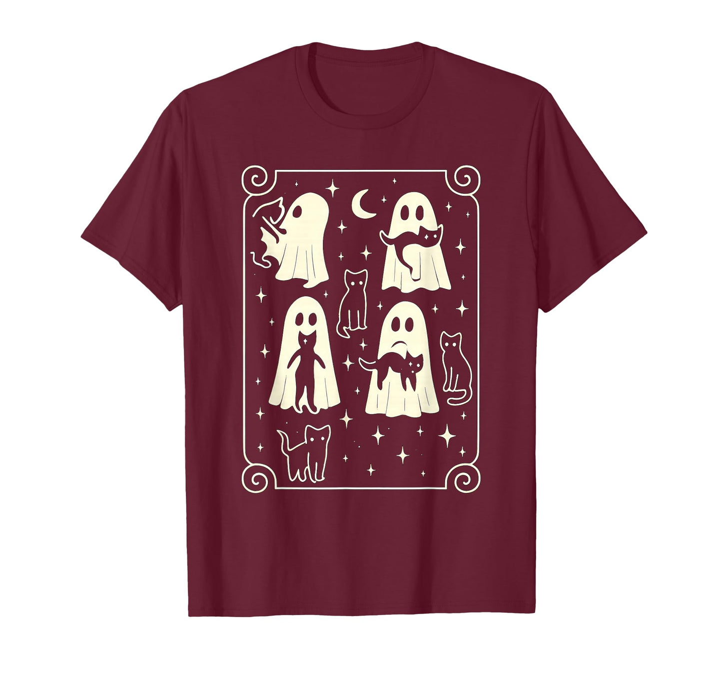 Cute Funny Wizard Cat Ghost Weird Kitten Cat Meme Halloween T-Shirt