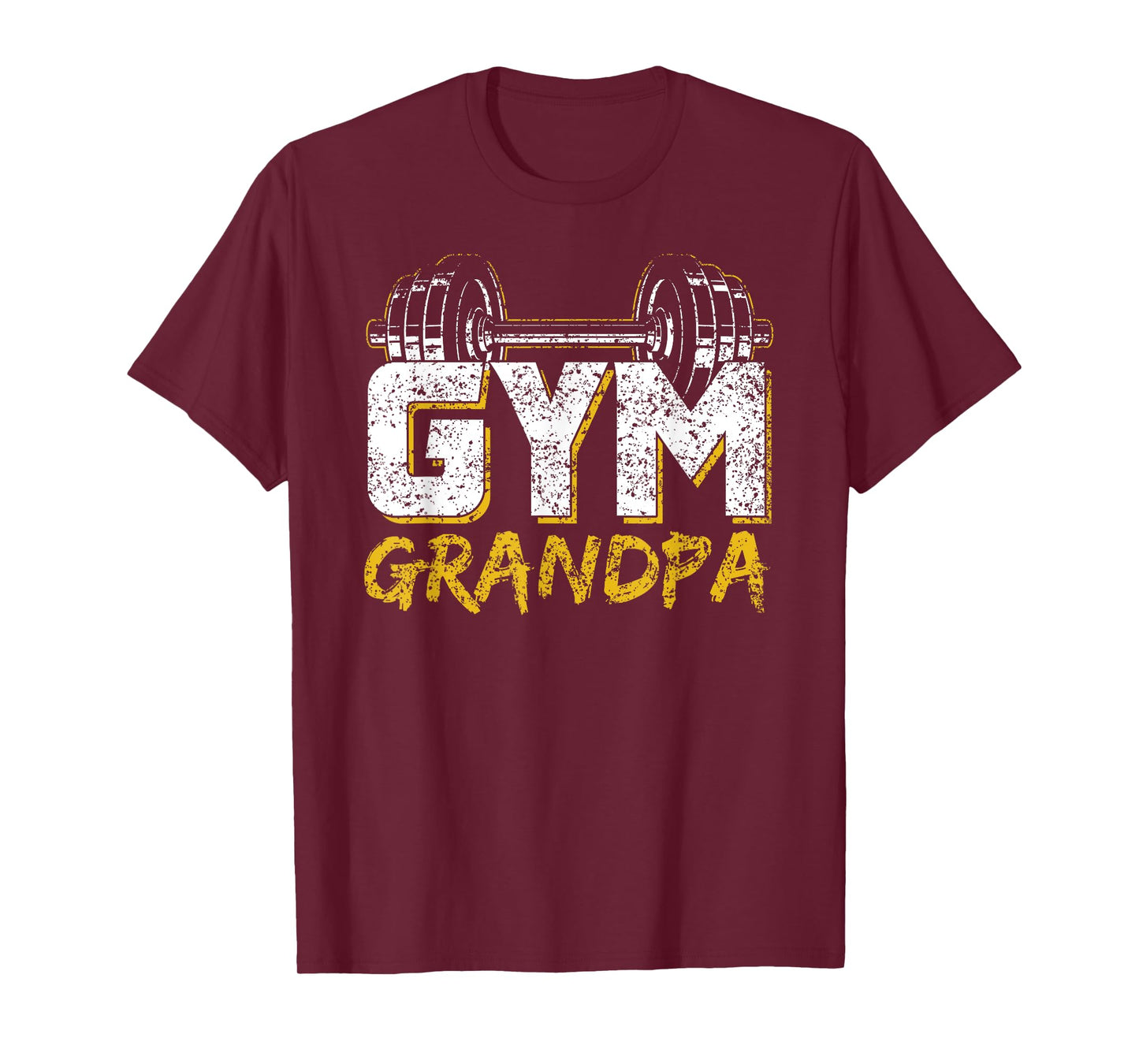 Gym Grandpa Workout Training Fitness Weightlifting Granddad T-Shirt