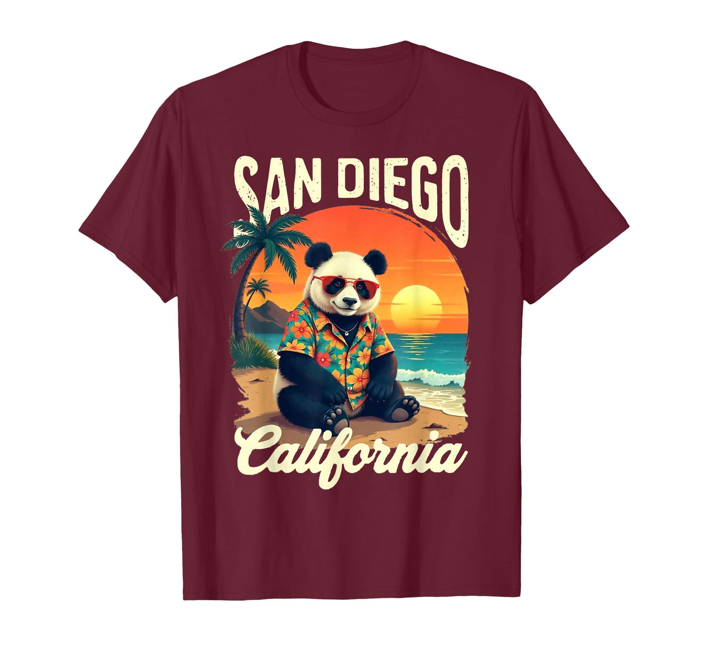 California Panda Zoo San Diego New Year 2025 Family Vaction T-Shirt